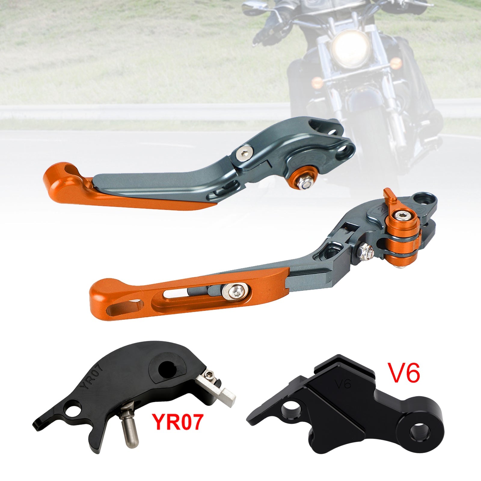Levier de frein et d'embrayage réglable compatible avec YAMAHA XSR900 XSR900GP MT-09 2024-2025
