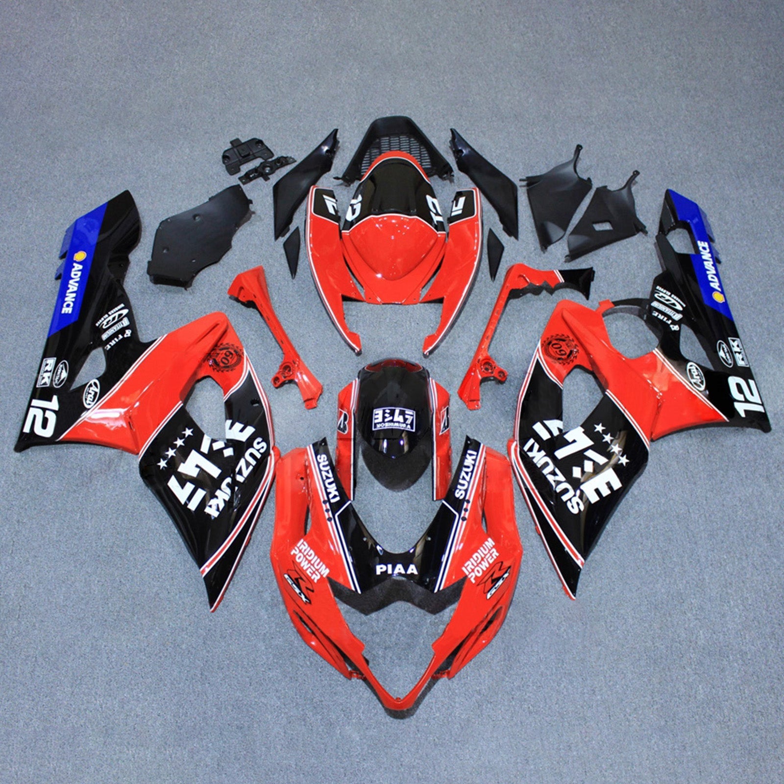 Kit de carénage injecté en plastique ABS pour Suzuki GSXR1000 2005-2006 K5
