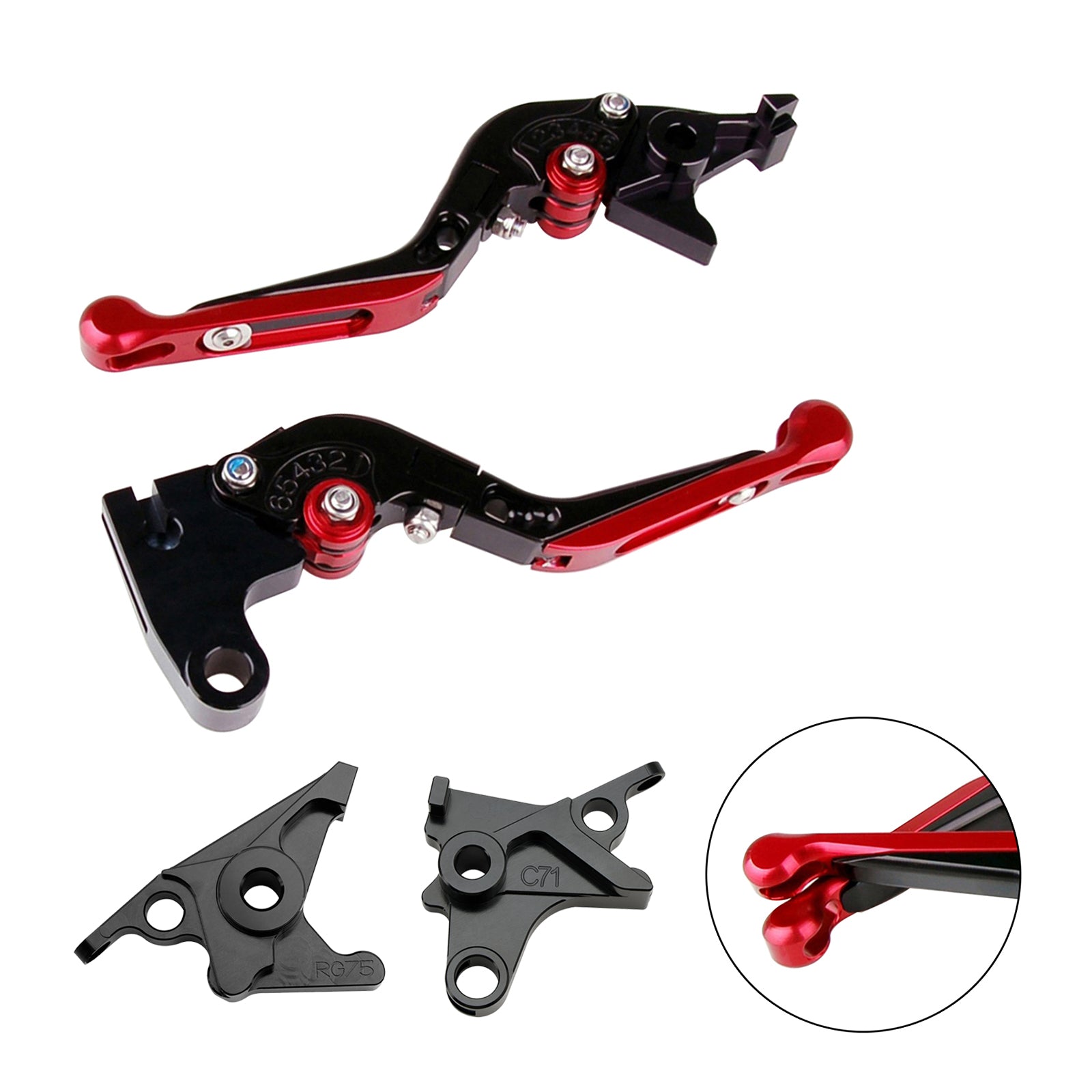 Levier de frein et d'embrayage réglable pour BMW R NINE T / PURE / RACER 2017-2023