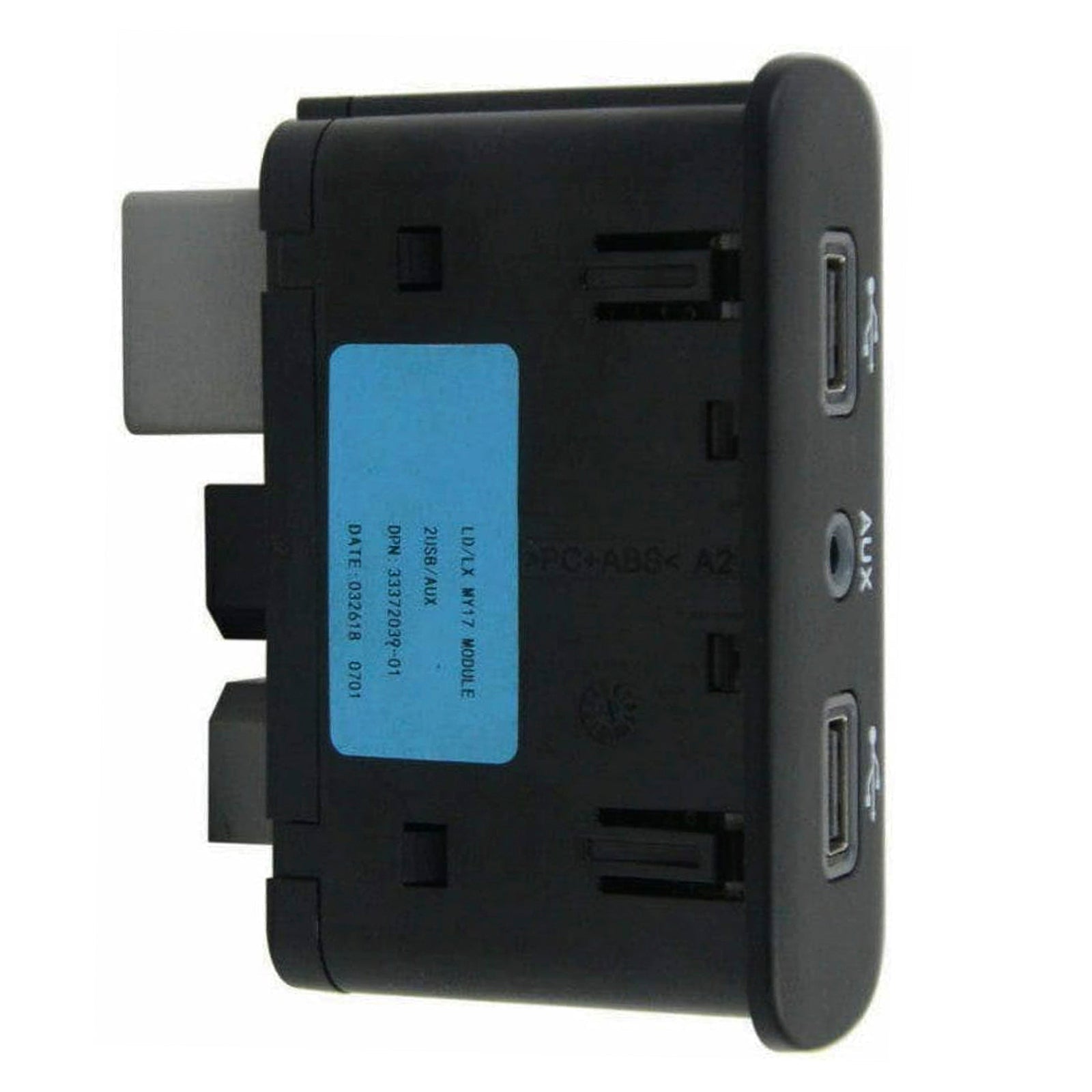 Porta di ricarica USB ausiliaria per Chrysler Dodge Multimedia Hub 2017-2023 68294075AA
