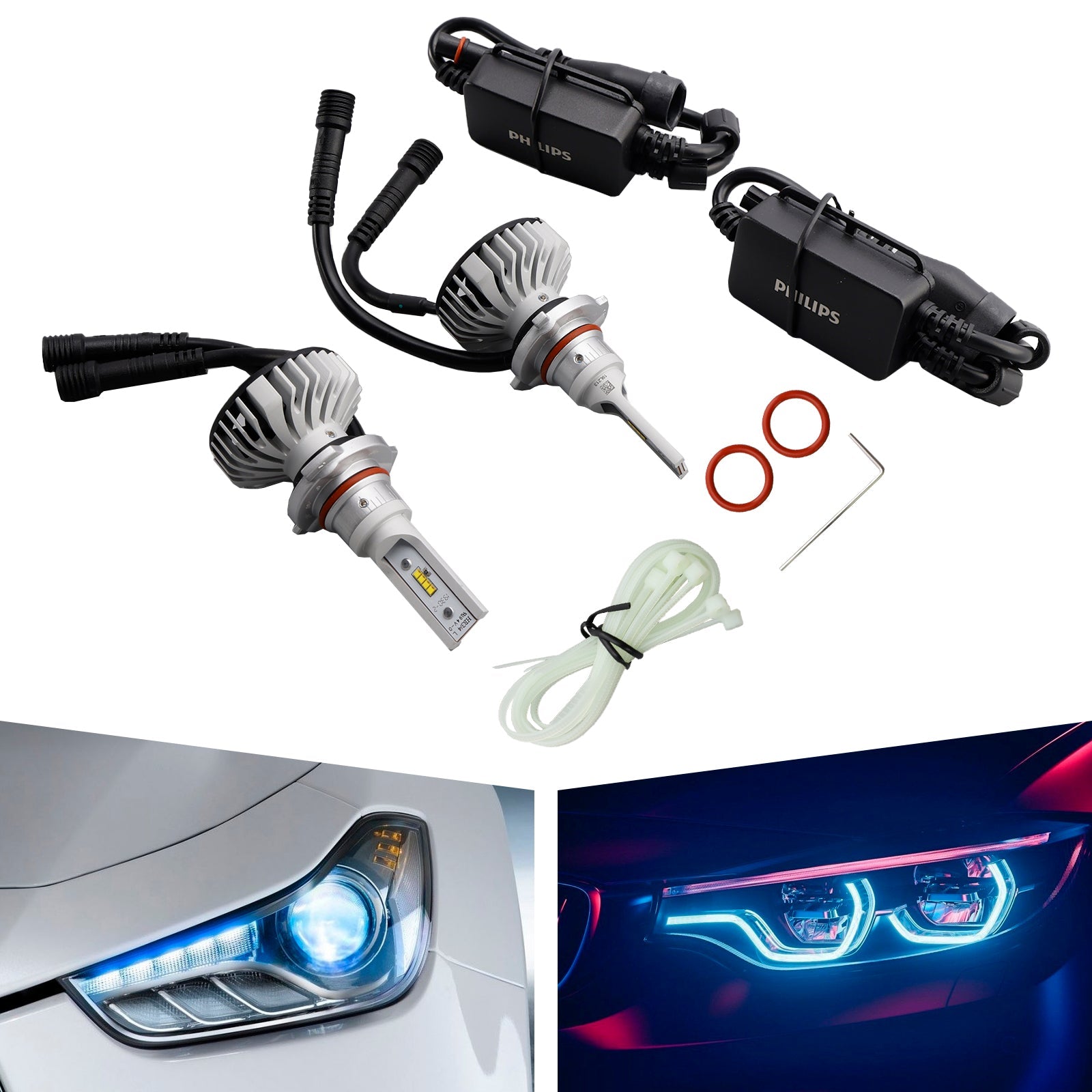 LED-HL X-TREMEULTINON LED 9005/6 HB3/4 11005XU 12V 25W Lighthouse per Philips per Philips