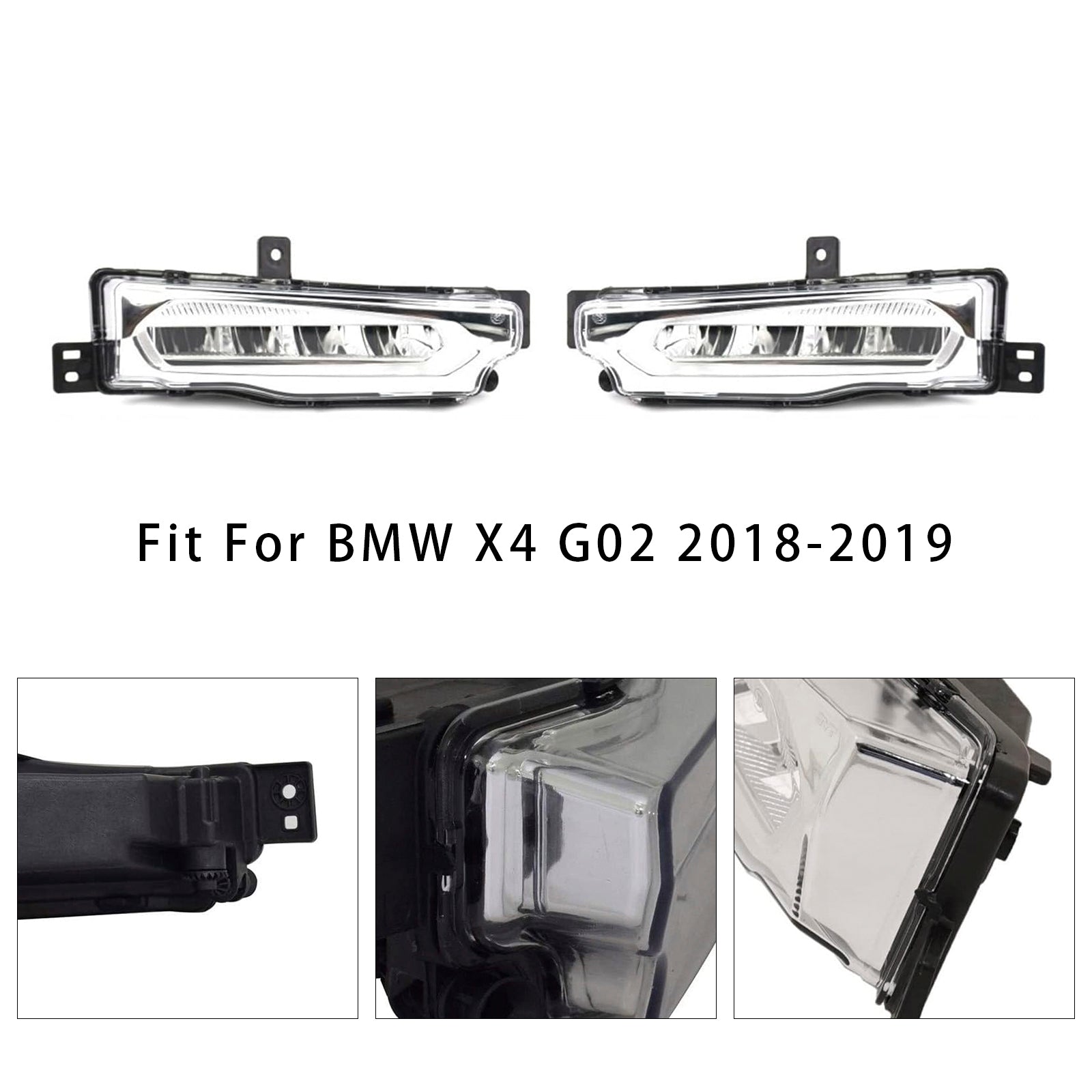 Coppia di luci della nebbia anteriore a LED per BMW X3 G01 G08 X4 G02 2018-2019 63177412528