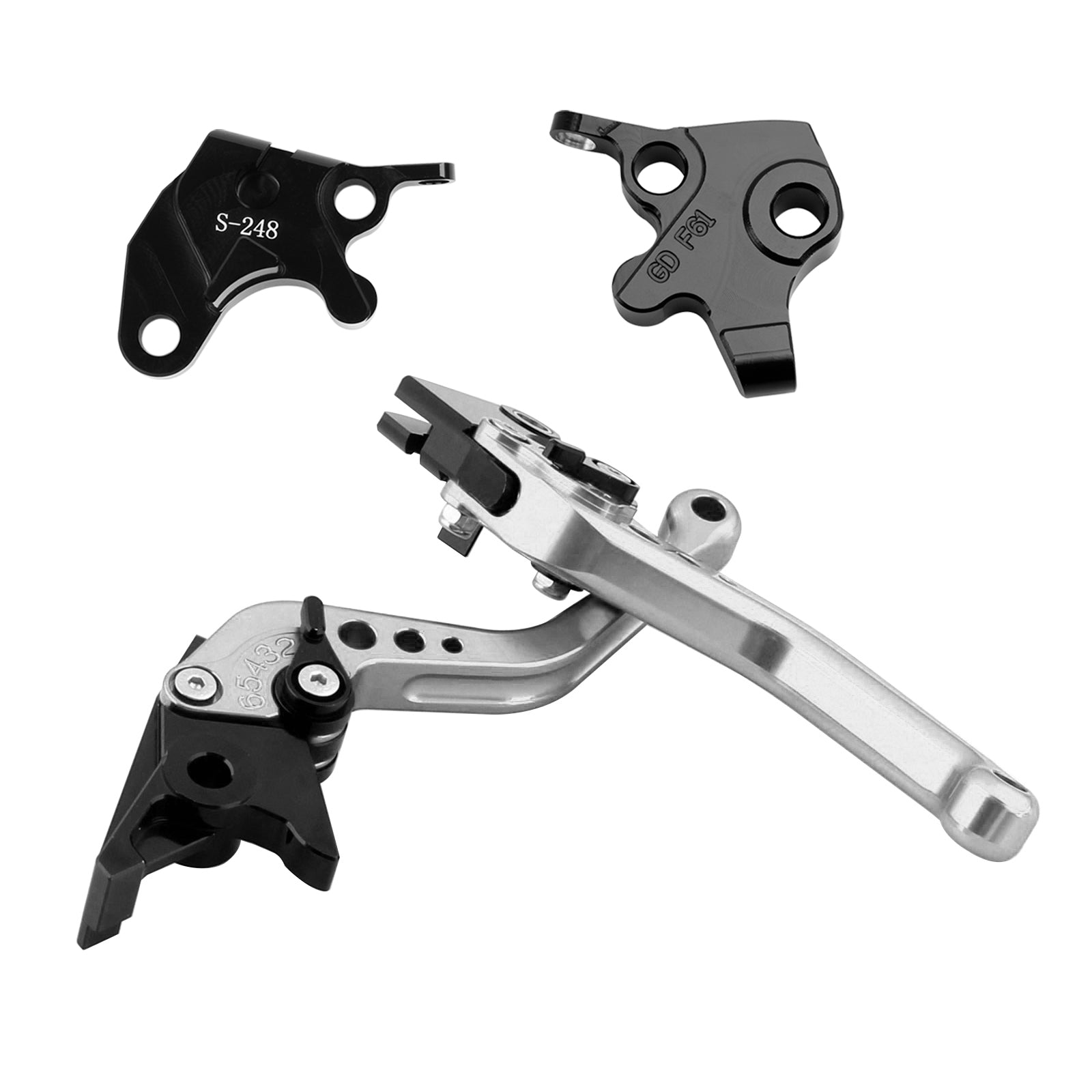 Palanca de freno y embrague corta para Yamaha YZF R125 2008-2011