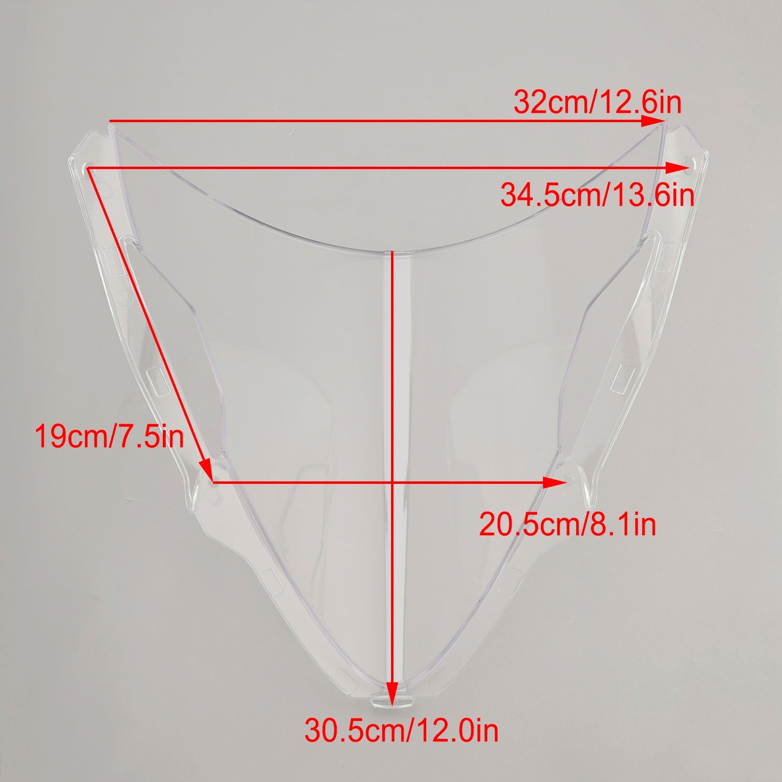 Kawasaki ZX-6R 2024 parabrezza