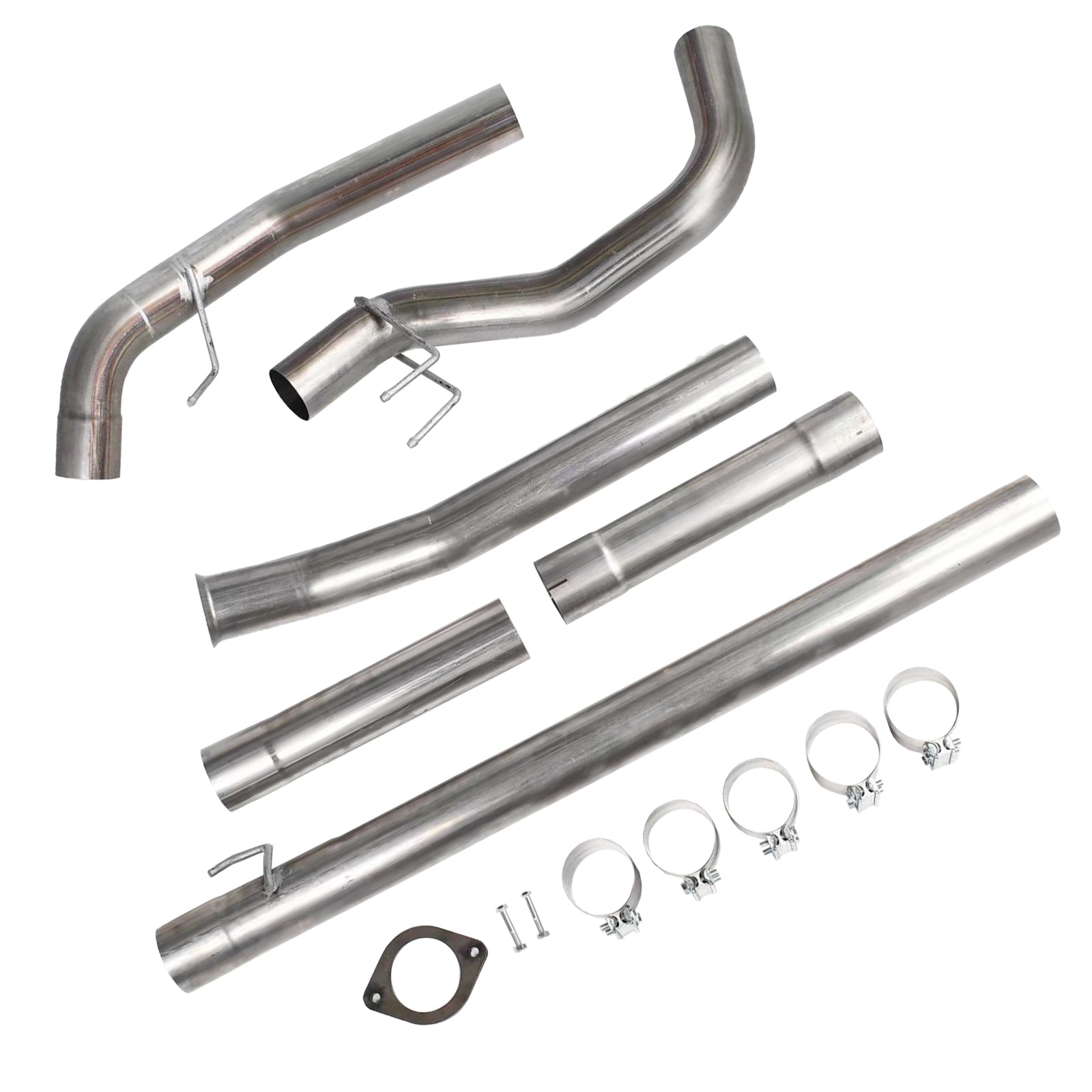 Ford Powerstroke 6.7 dizel 2011–2019 4" DPF Racing Downpipe Delete - Cab & Chassis Rear