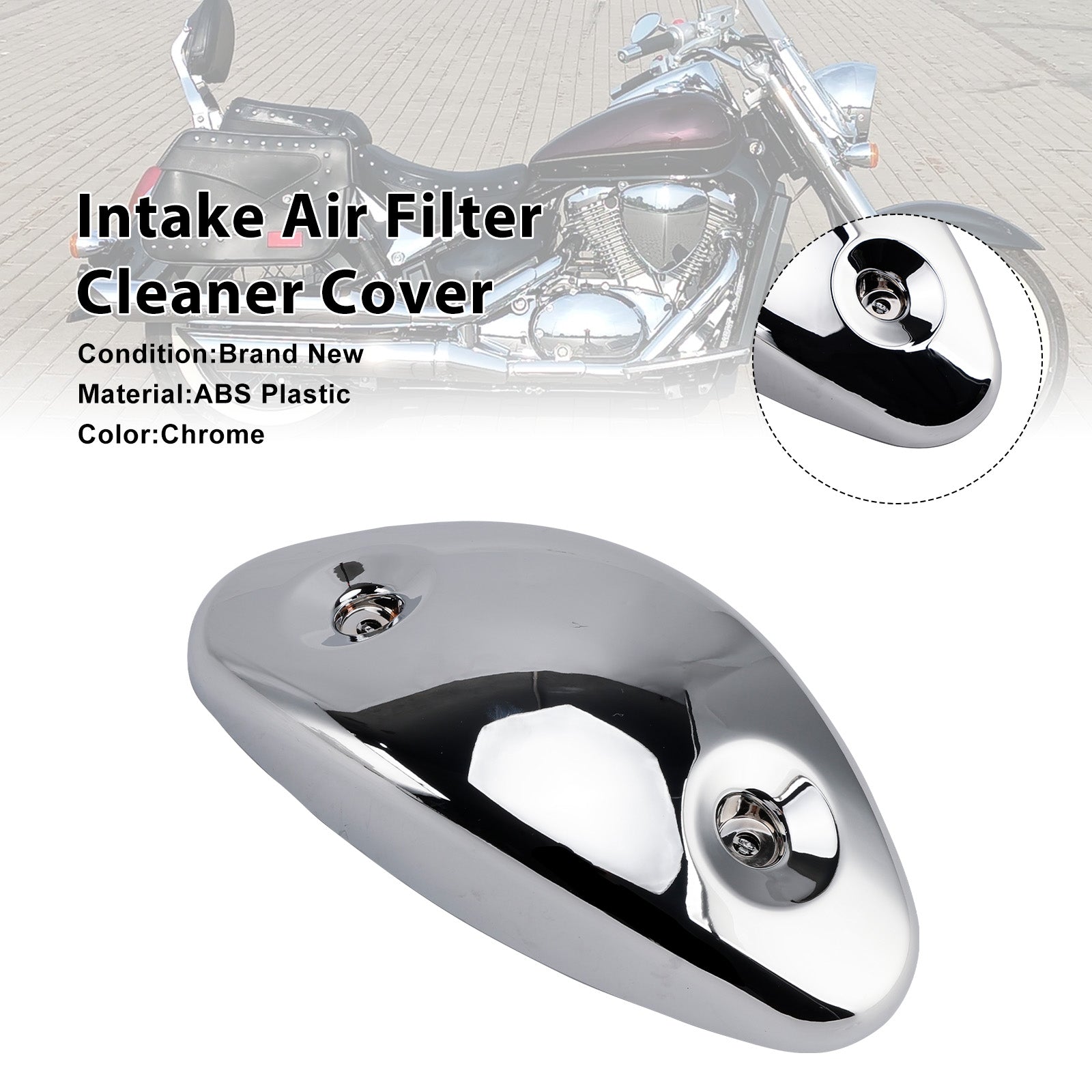 Coperchio del filtro dell'aria di aspirazione per Suzuki Intruder VL800 Boulevard C50 01-08