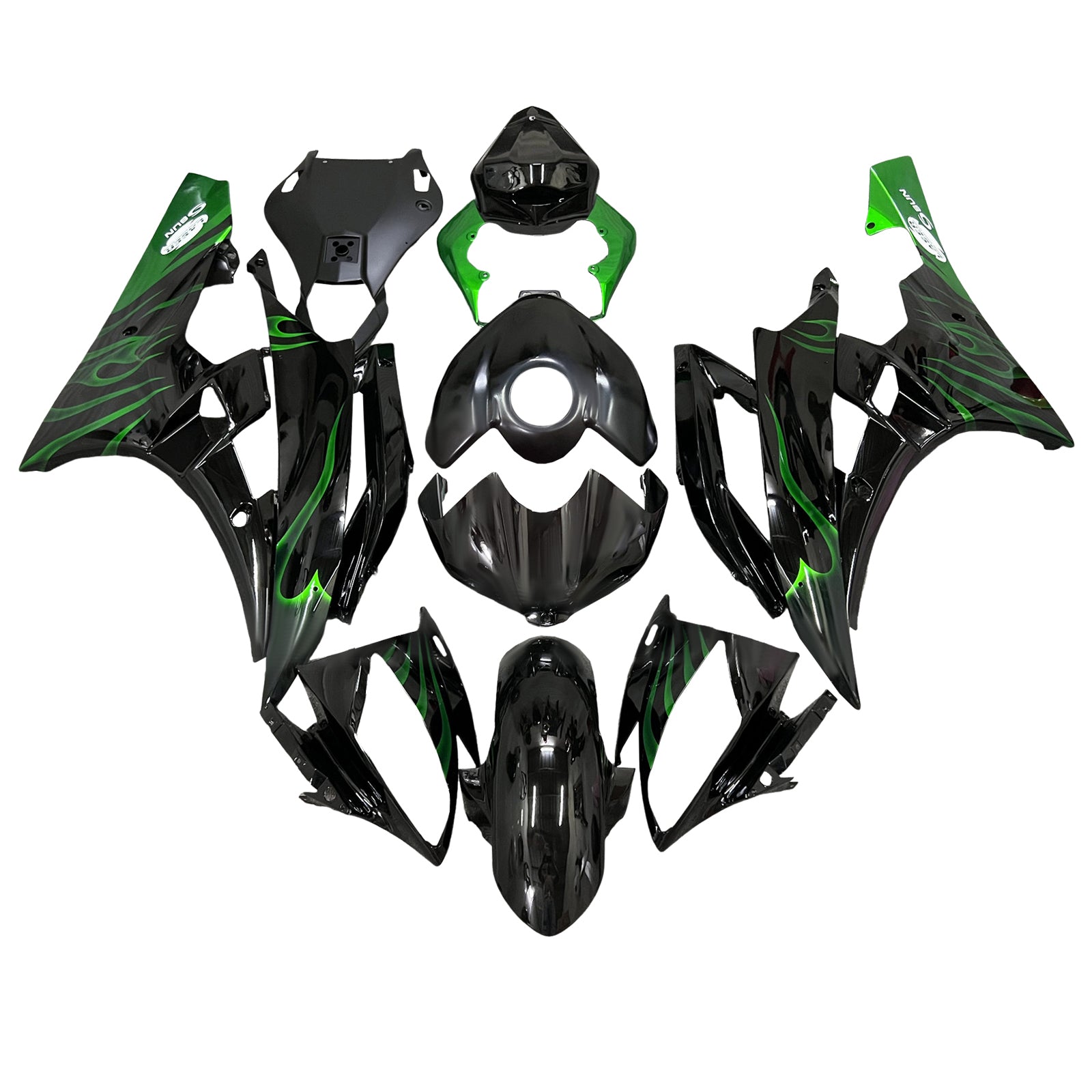 Komplet oklepa iz ABS plastike za Yamaho YZFR6 YZF-R6 2006-2007