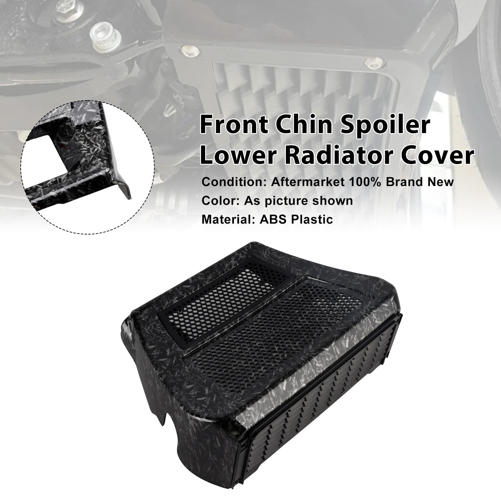 Spoilers inférieurs de menton et protection de radiateur pour Harley CVO Road Glide FLTRXSE 2023-2025