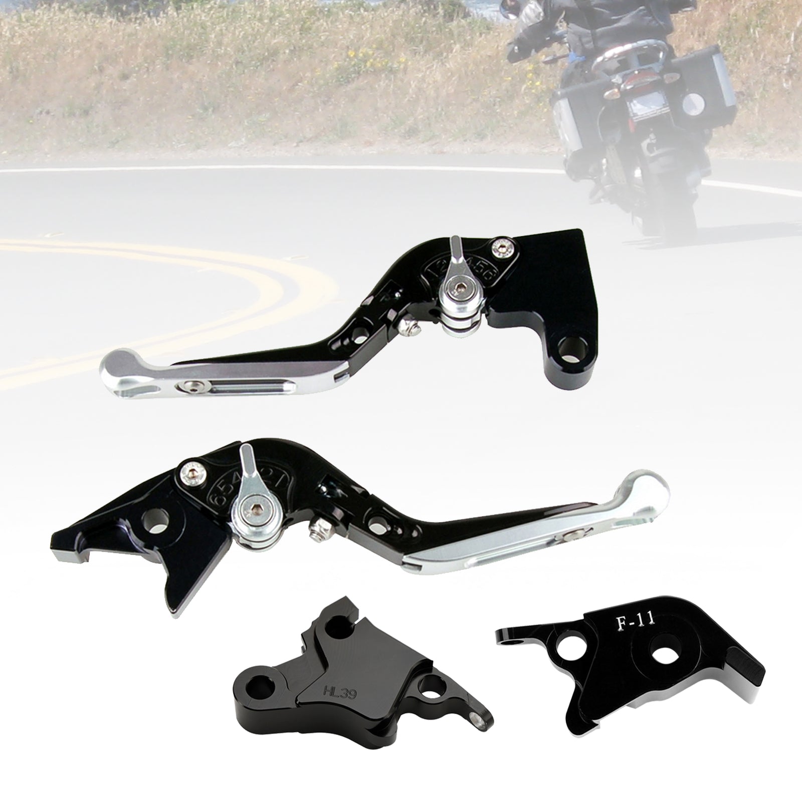 Palanca de freno y embrague ajustable para CFMOTO 700CL-X Sport 2021-2022