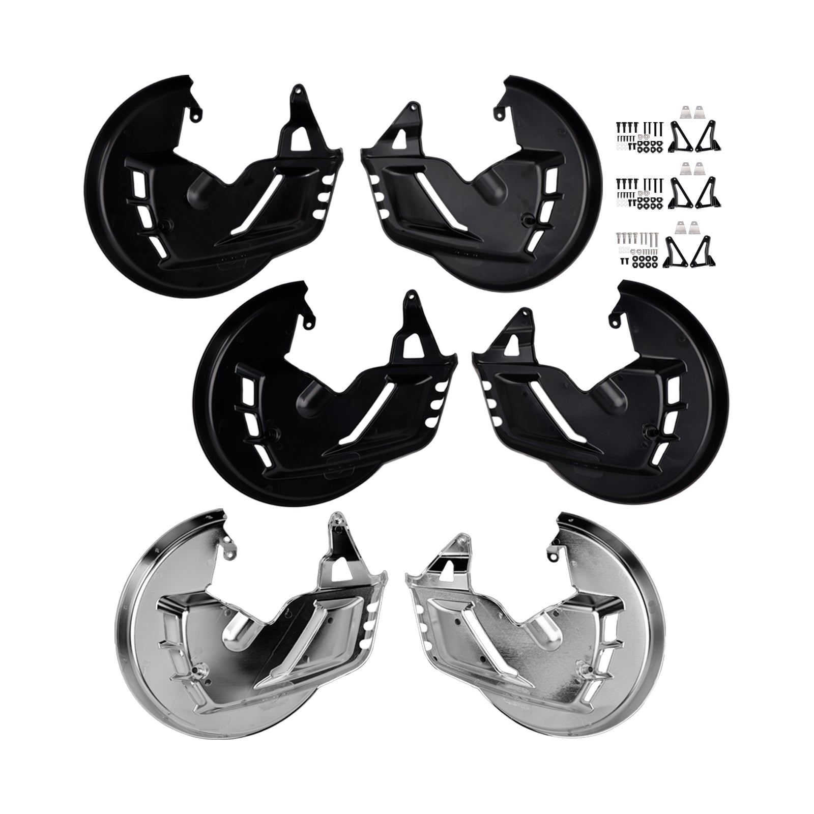2001-2015 Pour les modèles Honda Goldwing et Goldwing Tour : caches de disques de frein avant