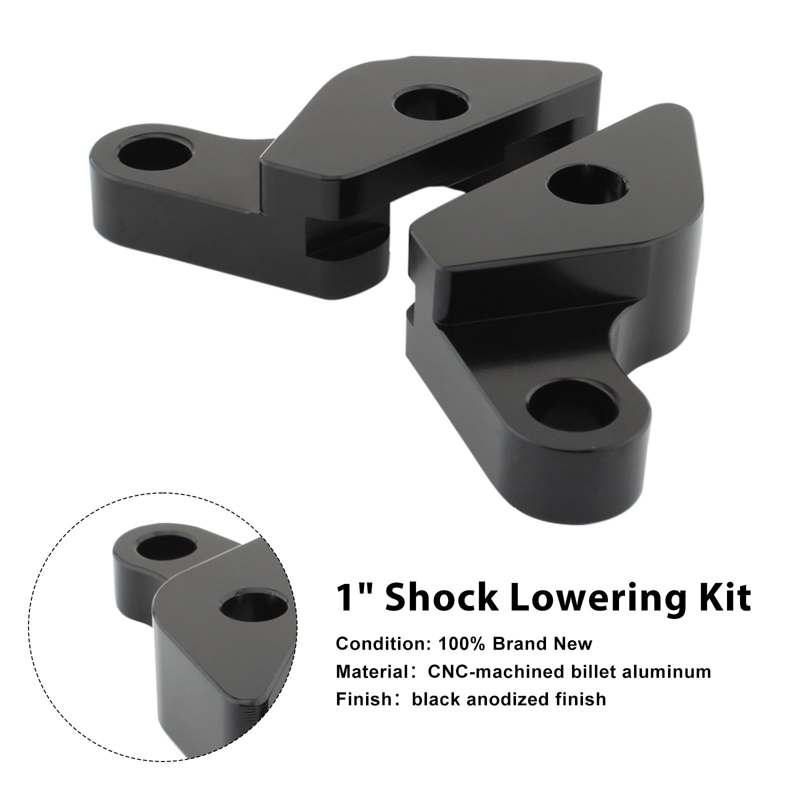 Kit d'abaissement d'amortisseurs 1"" pour HARLEY VRSC V-ROD (2007-2017)