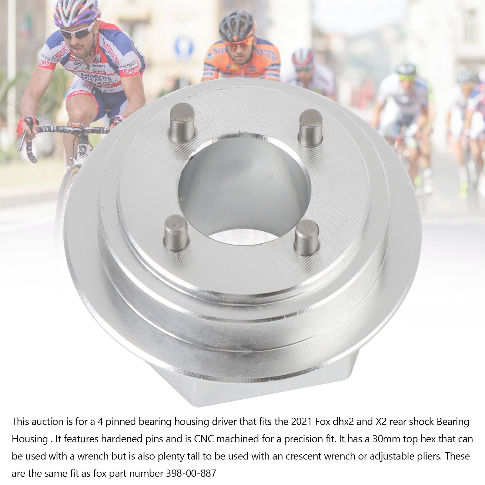 Kuljettajan kotelon laakeri 2021 Fox Float DHX2/X2 iskunvaimentimille