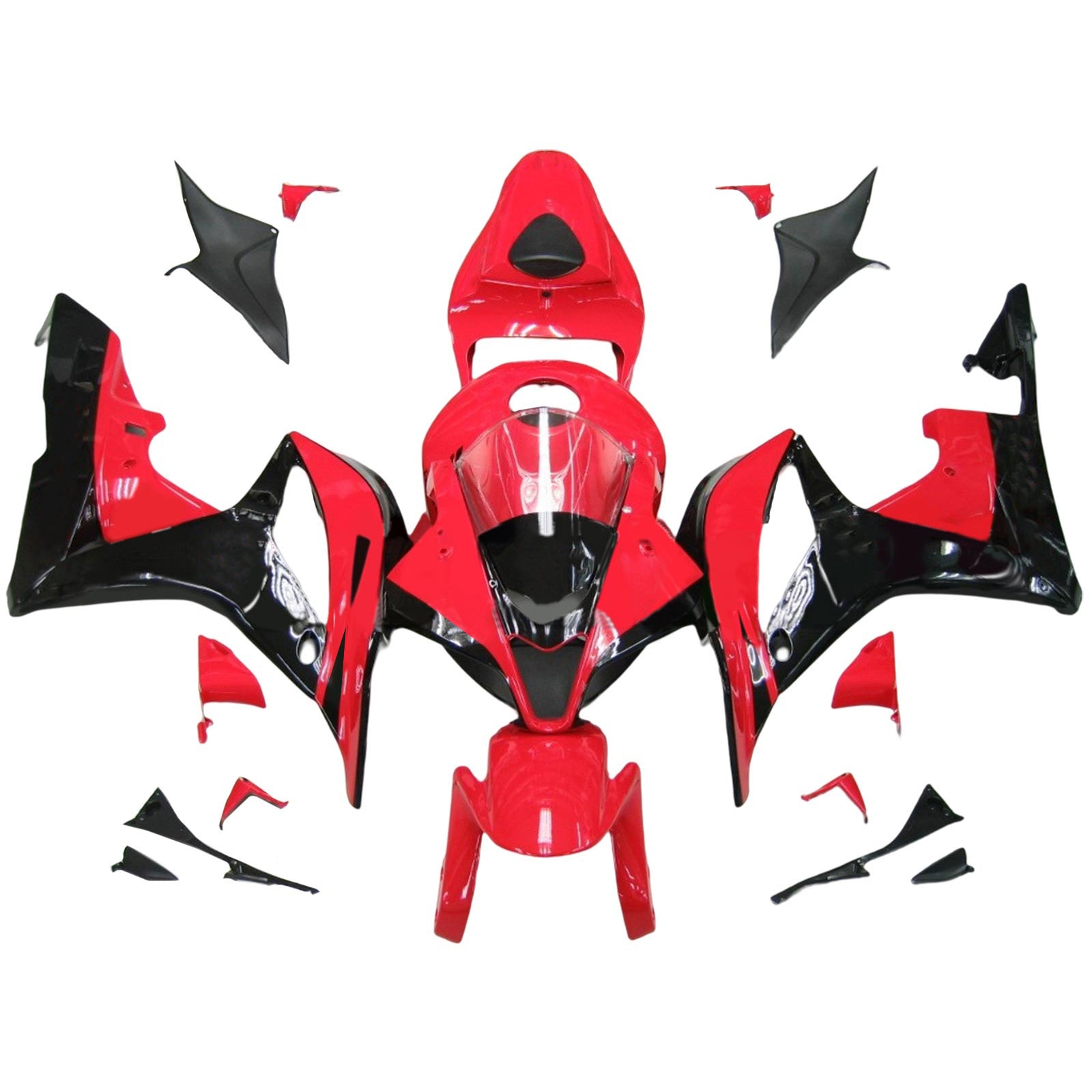 Kit de carenado de inyección, carrocería de plástico ABS para Honda CBR600RR 2007-2008 F5