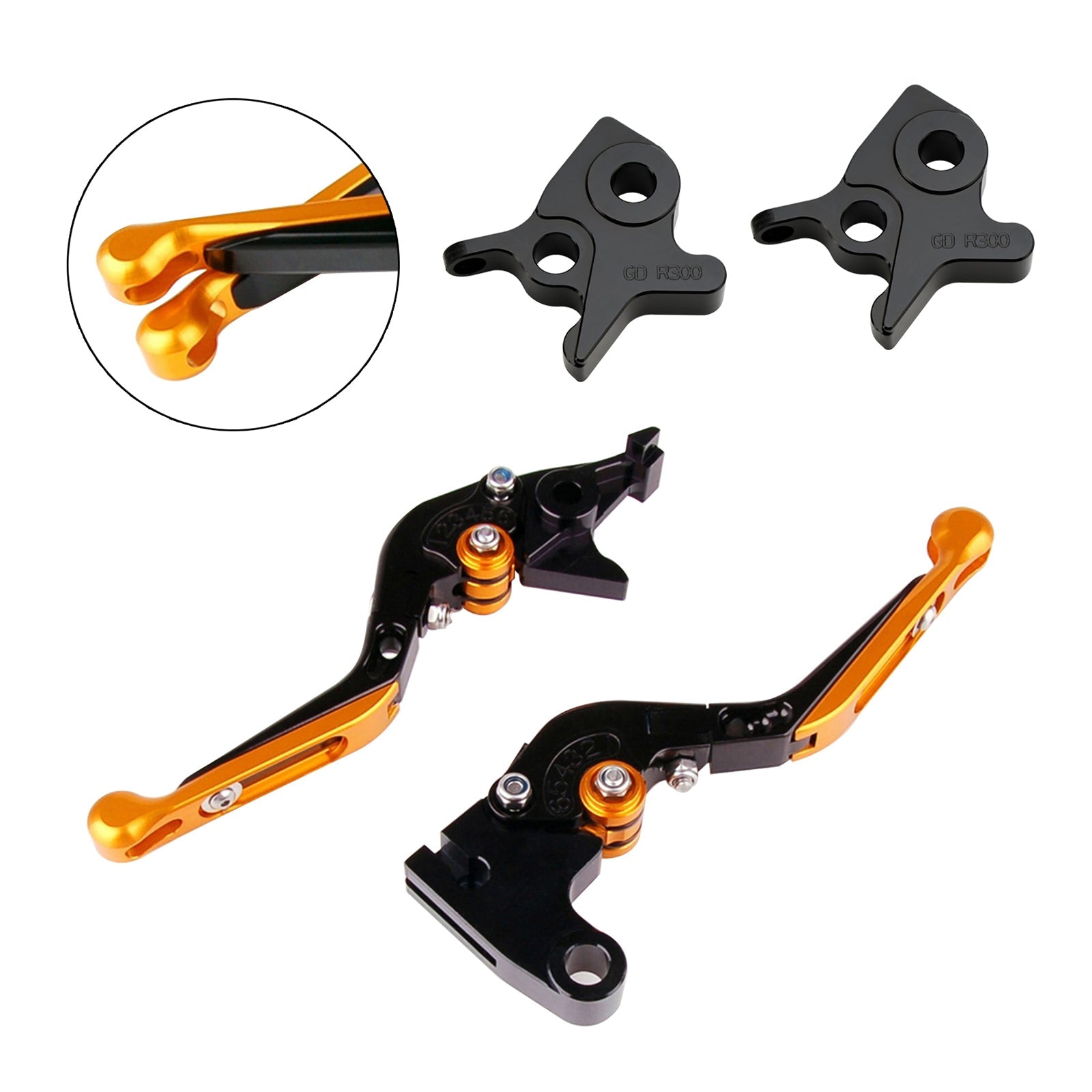 Palanca de freno y embrague ajustable para Kymco AK550 2017-2022