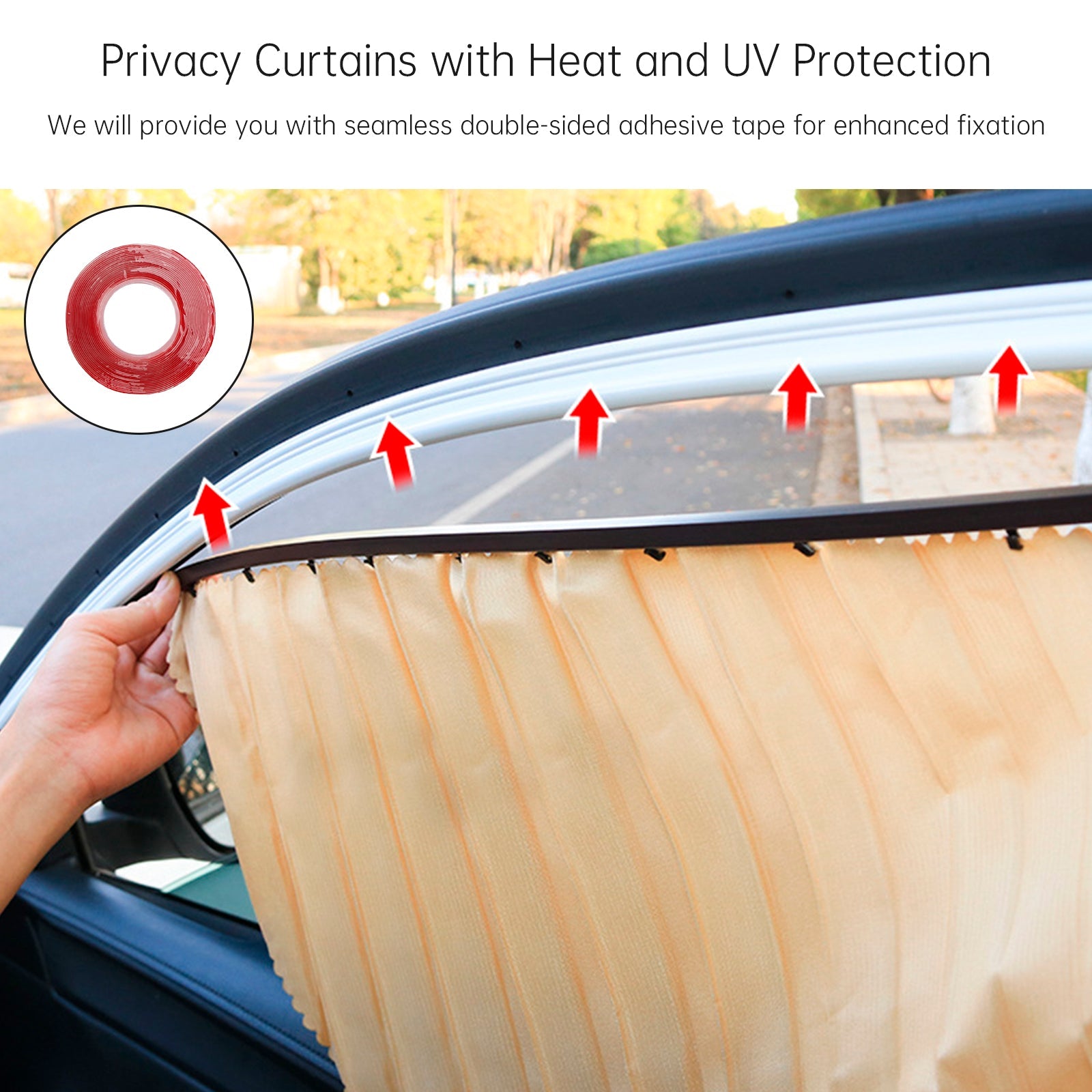 4 szt. uniwersalnych złotych osłon przeciwsłonecznych na boczną szybę samochodu&Karmienie piersią i drzemka