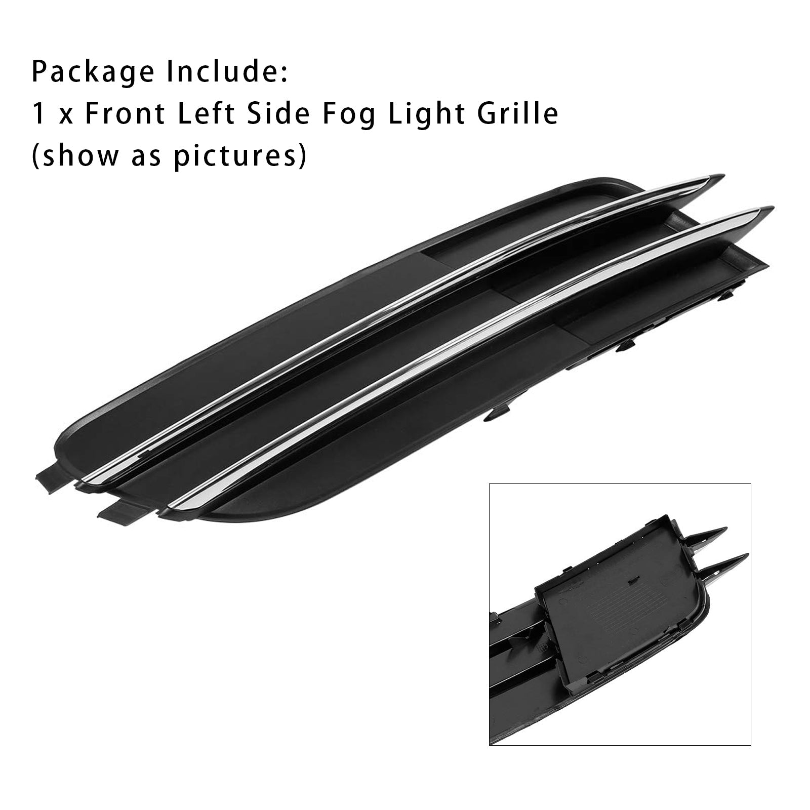 Linksvoor Bumper Grill Voor Audi A6 C7 2011-2014 Mistlamp 4G0807681