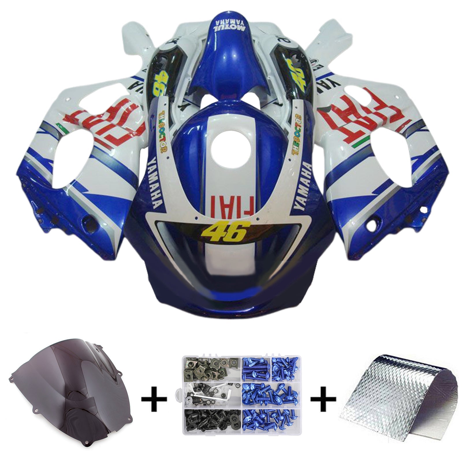 1996-2007 Yamaha YZF 600R Thundercat injectiekuipset ABS kunststof carrosserie