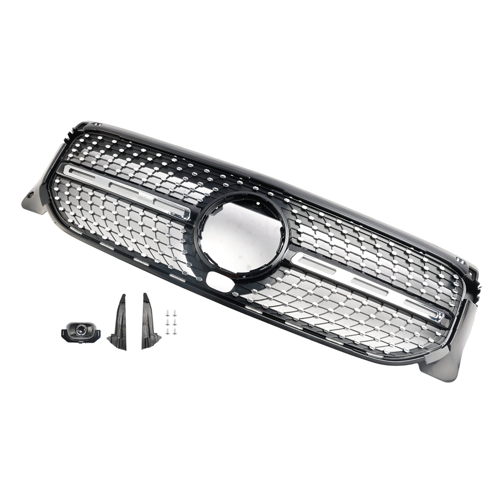 Grille de pare-chocs avant en diamant pour Mercedes Benz GLB X247 2020-2023