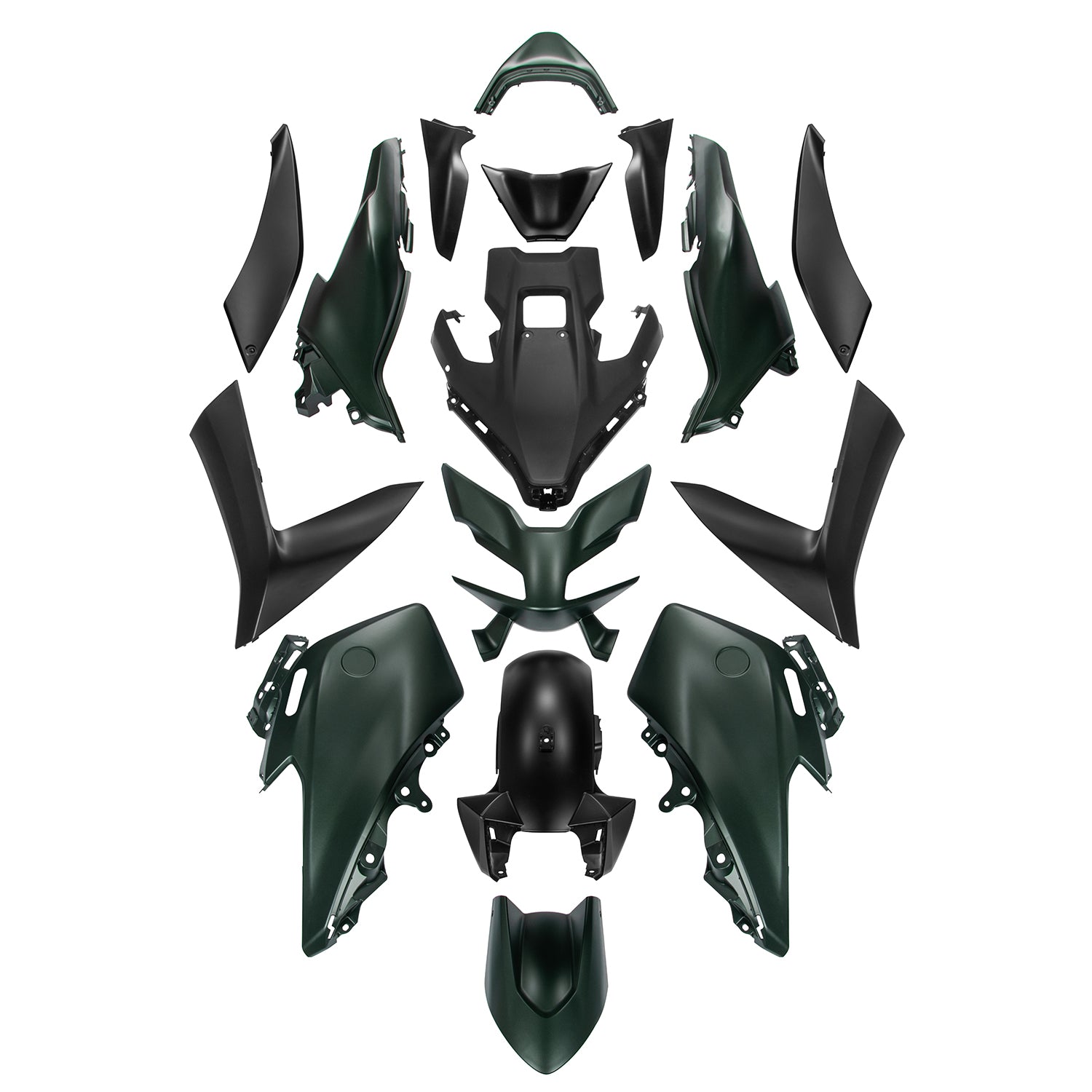 Kit de carénage de carrosserie en plastique ABS d'injection pour Yamaha T-MAX 560 2022-2024 12#