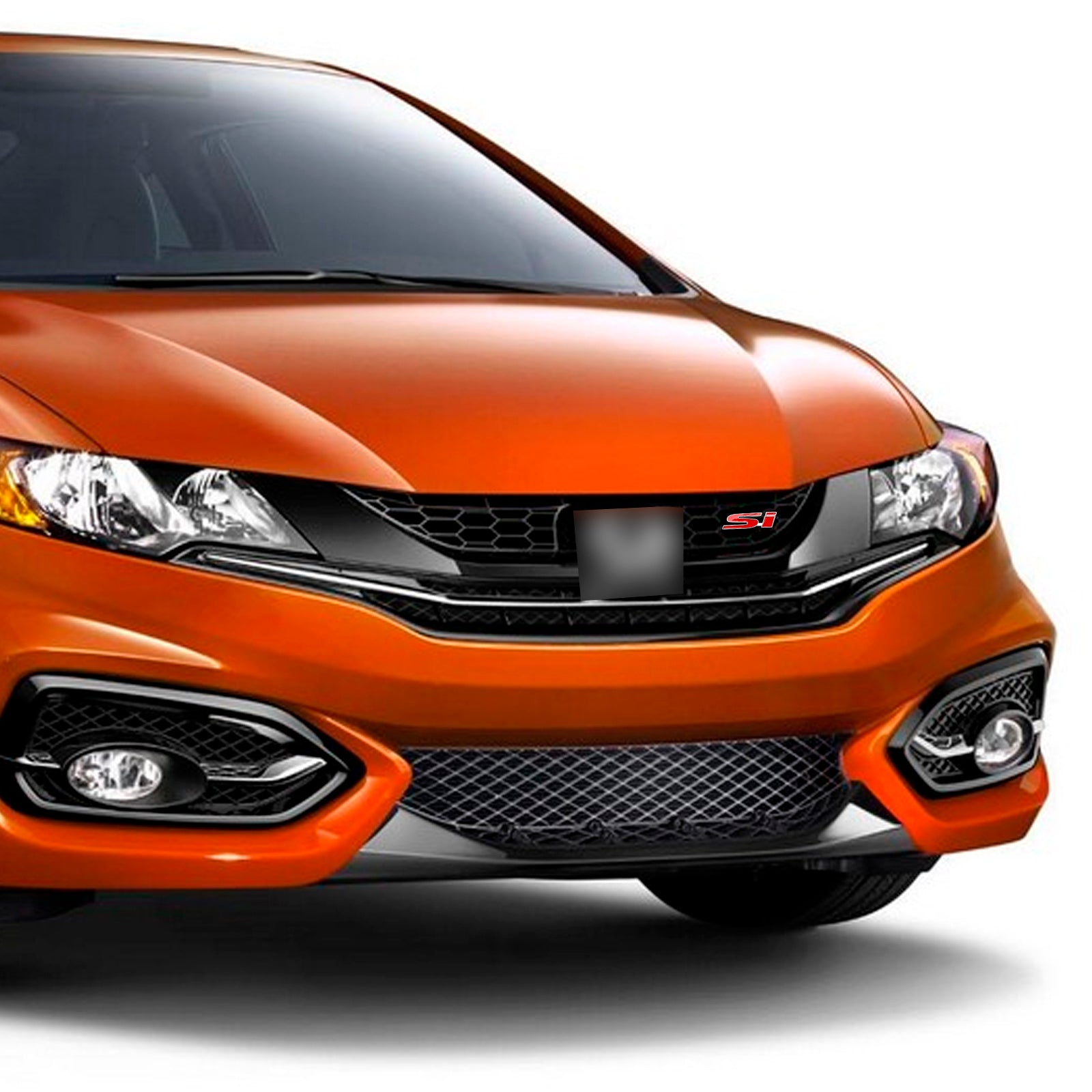 Emblème de Calendre Front If voor Honda Rouge-Argent