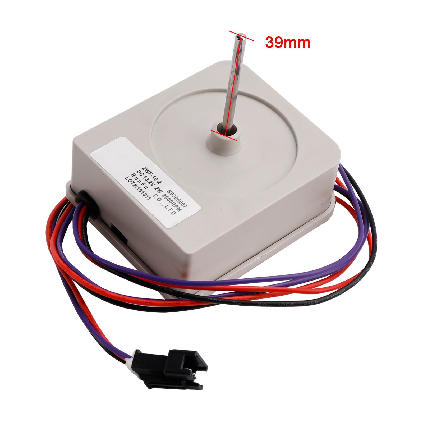 ZWF-10-2 Höyrystimen tuulettimen moottori B03081032 Double Meiling & Ronshenin ovelle