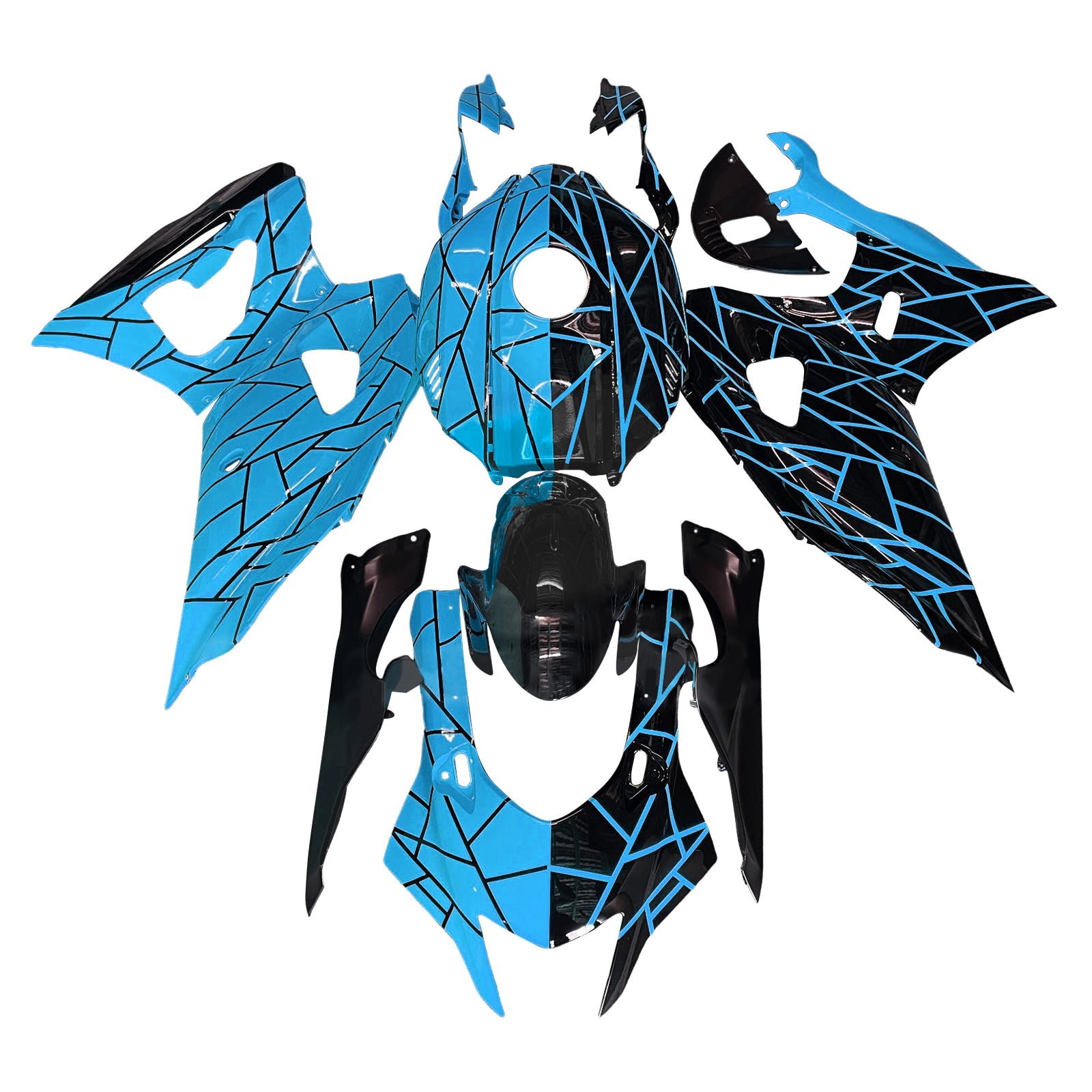 Kit de carenado inyectado de plástico ABS para Yamaha YZF-R7 2021-2025
