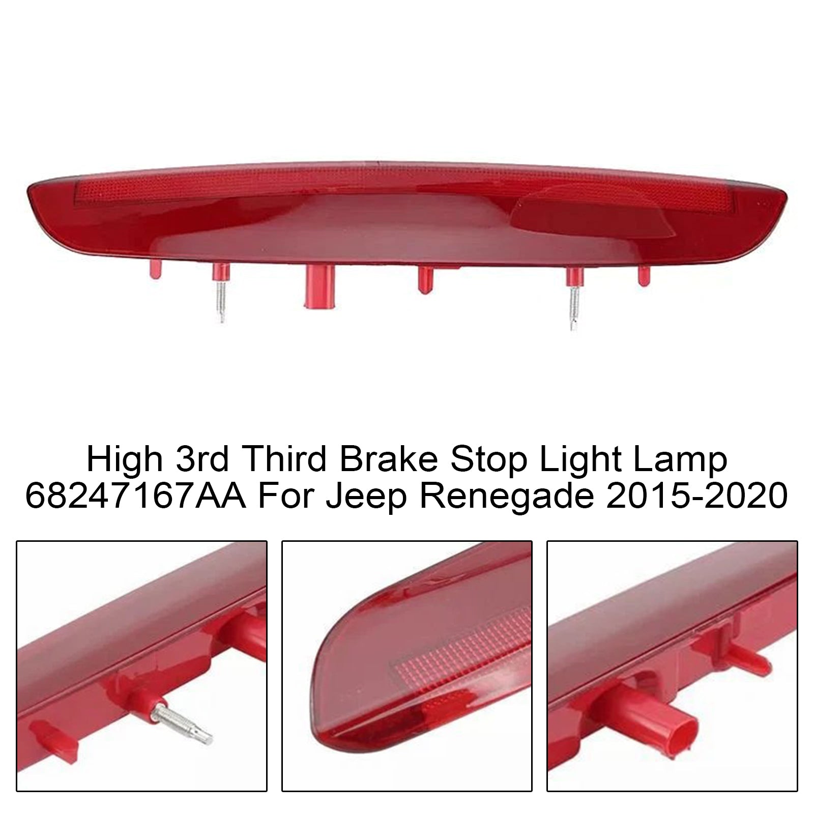 Troisième feu stop surélevé 68247167AA pour Jeep Renegade 2015-2020