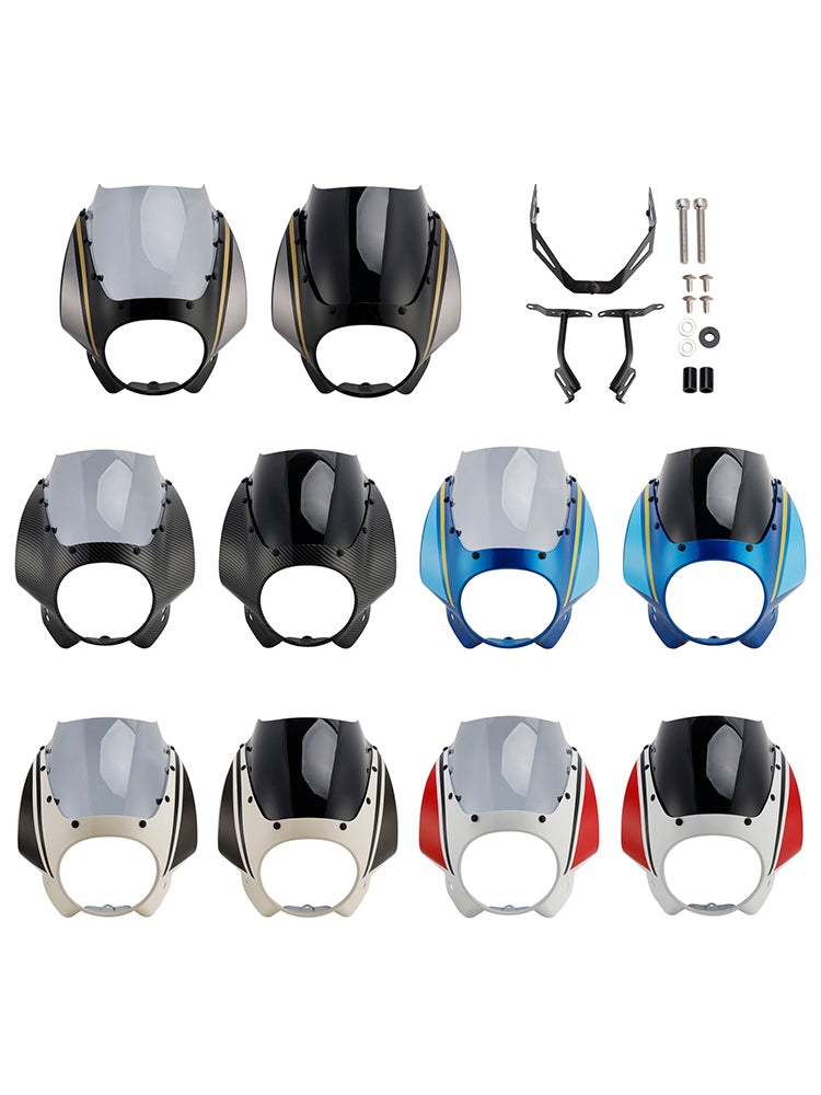 Pare-brise et carénage de phare pour Yamaha XSR900 (2022-2025)