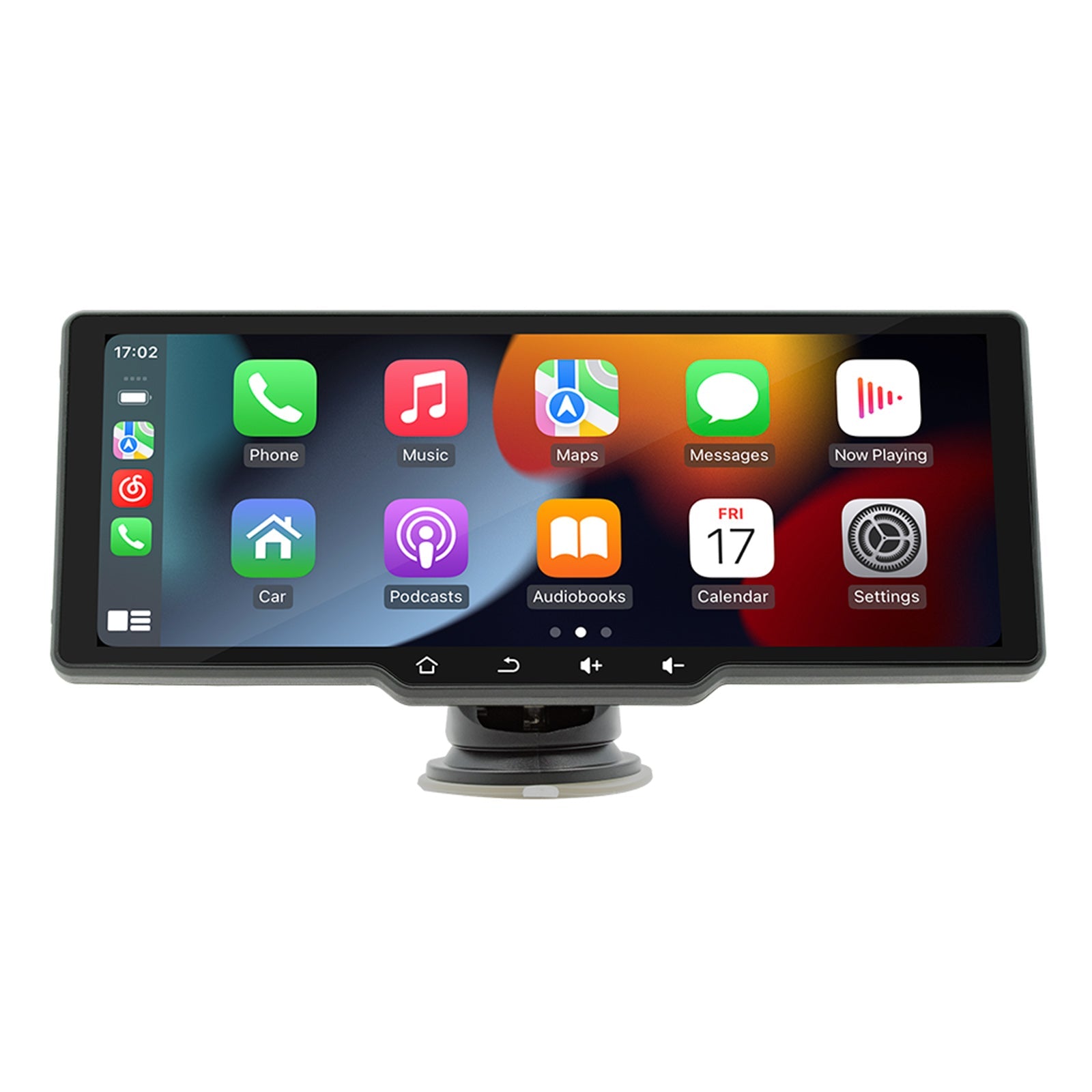 Draagbare draadloze Carplay Bluetooth MP5-speler met 10,26 inch scherm + 4 LED-camera's