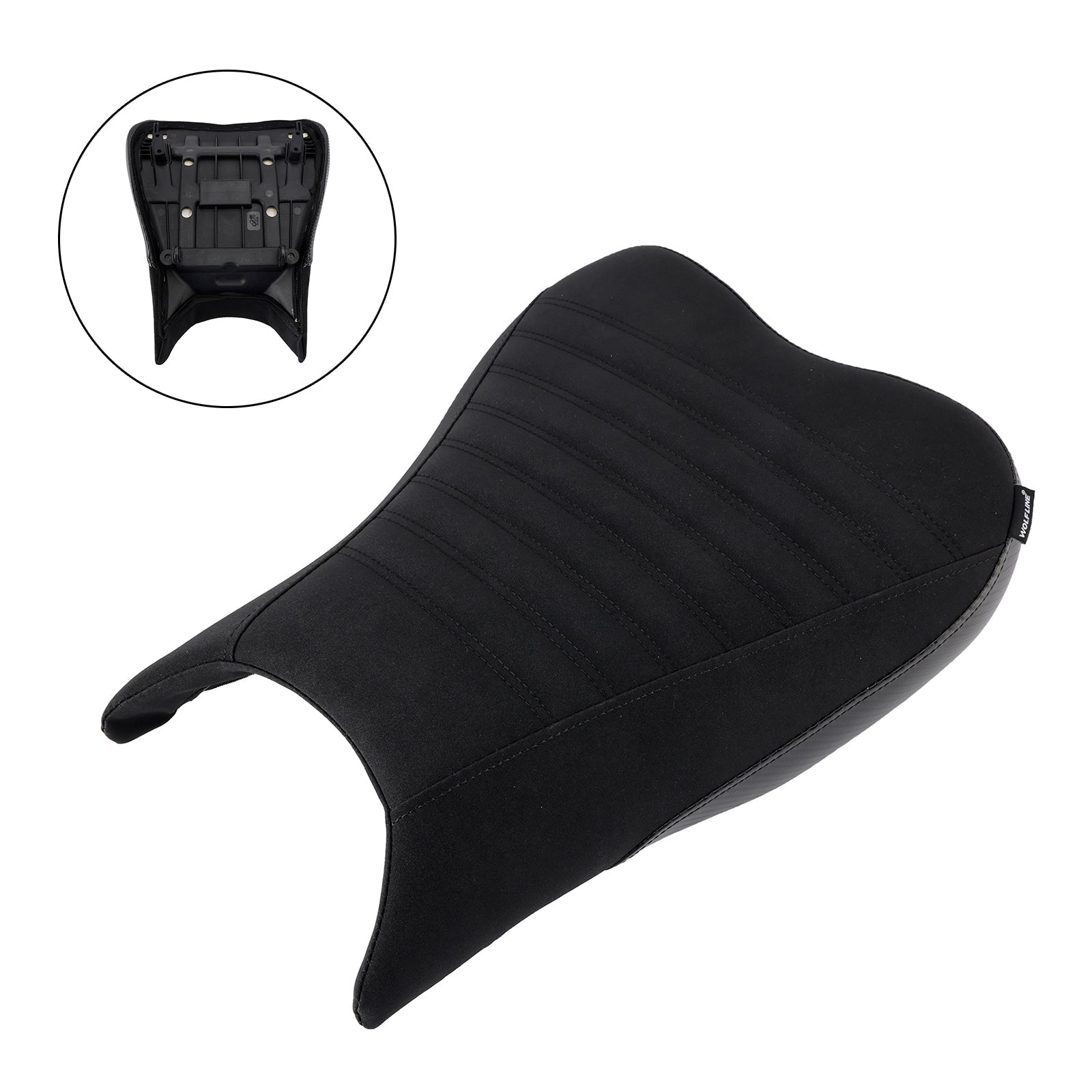 Valkoinen etumatkustajan istuin Suzuki GSX1300R (2022-2024) -malliin.