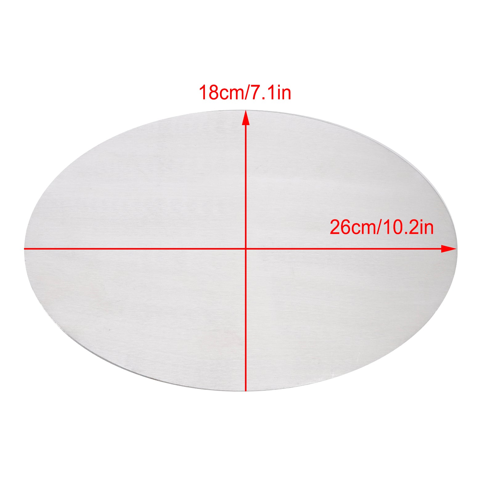 Oval Virgin Ovalna registrska tabla v aluminijasti zlitini, da se sestavite, univerzalna prilagoditev za motocikle