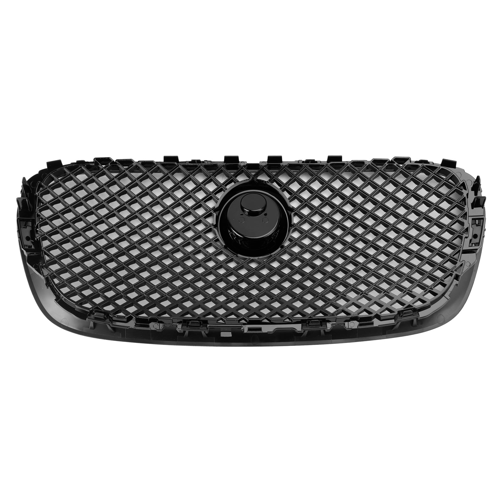 Grille de pare-chocs avant style Jaguar XF XF-R 2008-2011, noir brillant