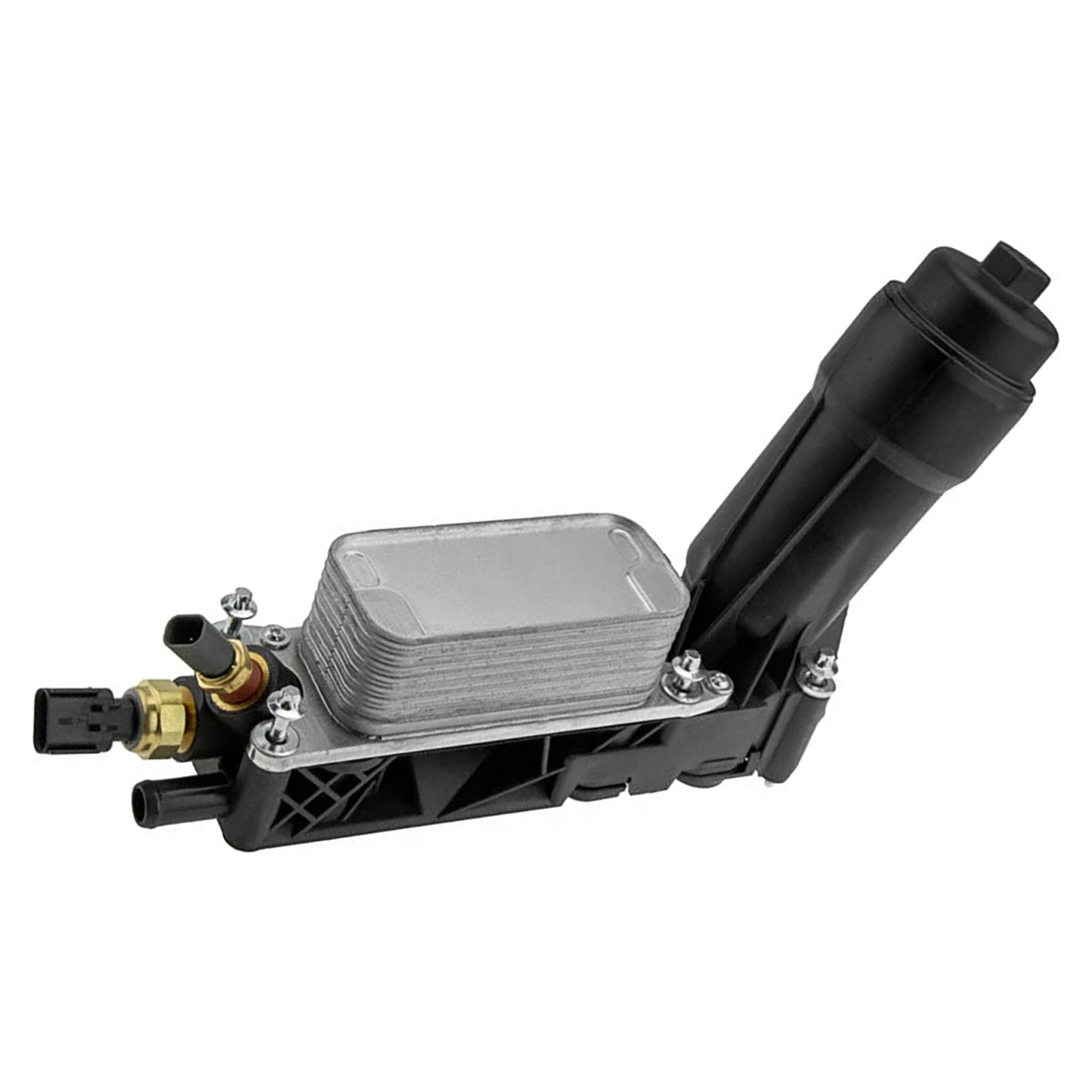 Alloggiamento del filtro del radiatore dell'olio motore per Dodge Avenger V6 3.6L 2011-2014, codici 5184294AE e 68105583AE.