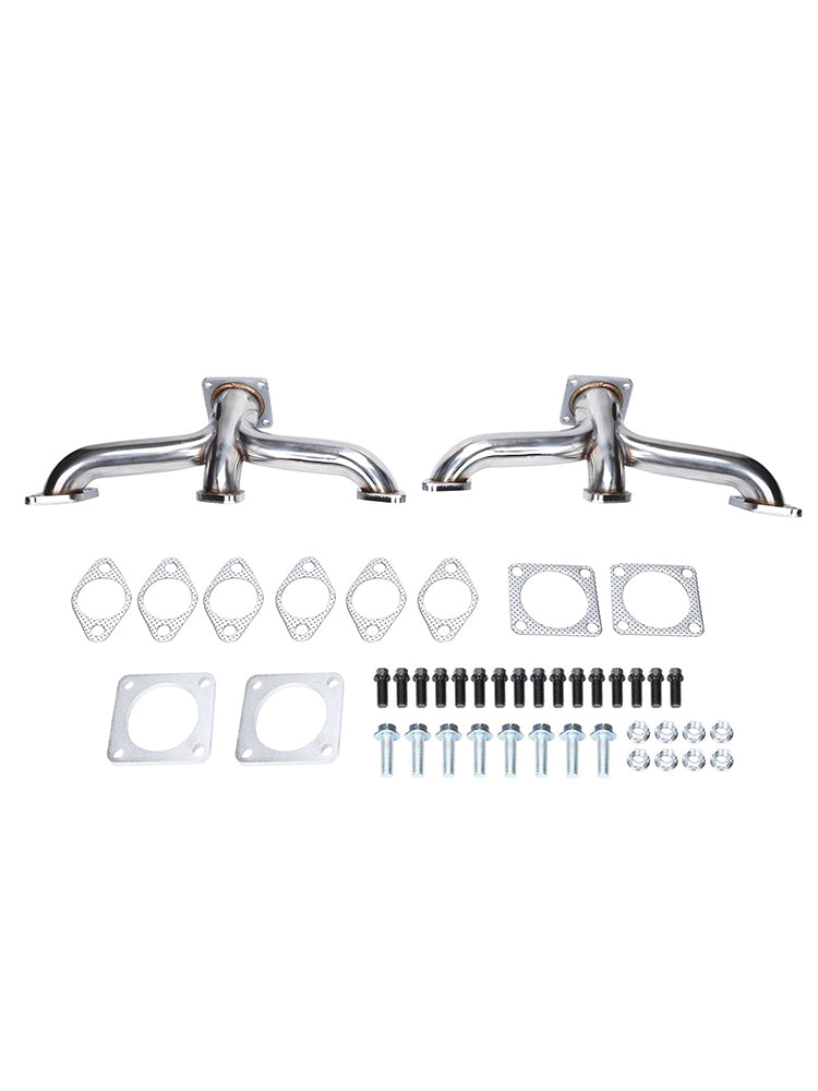 Échappement Header Shorty pour Pickup Ford Flathead V8 1932-1953 - Acier Inox