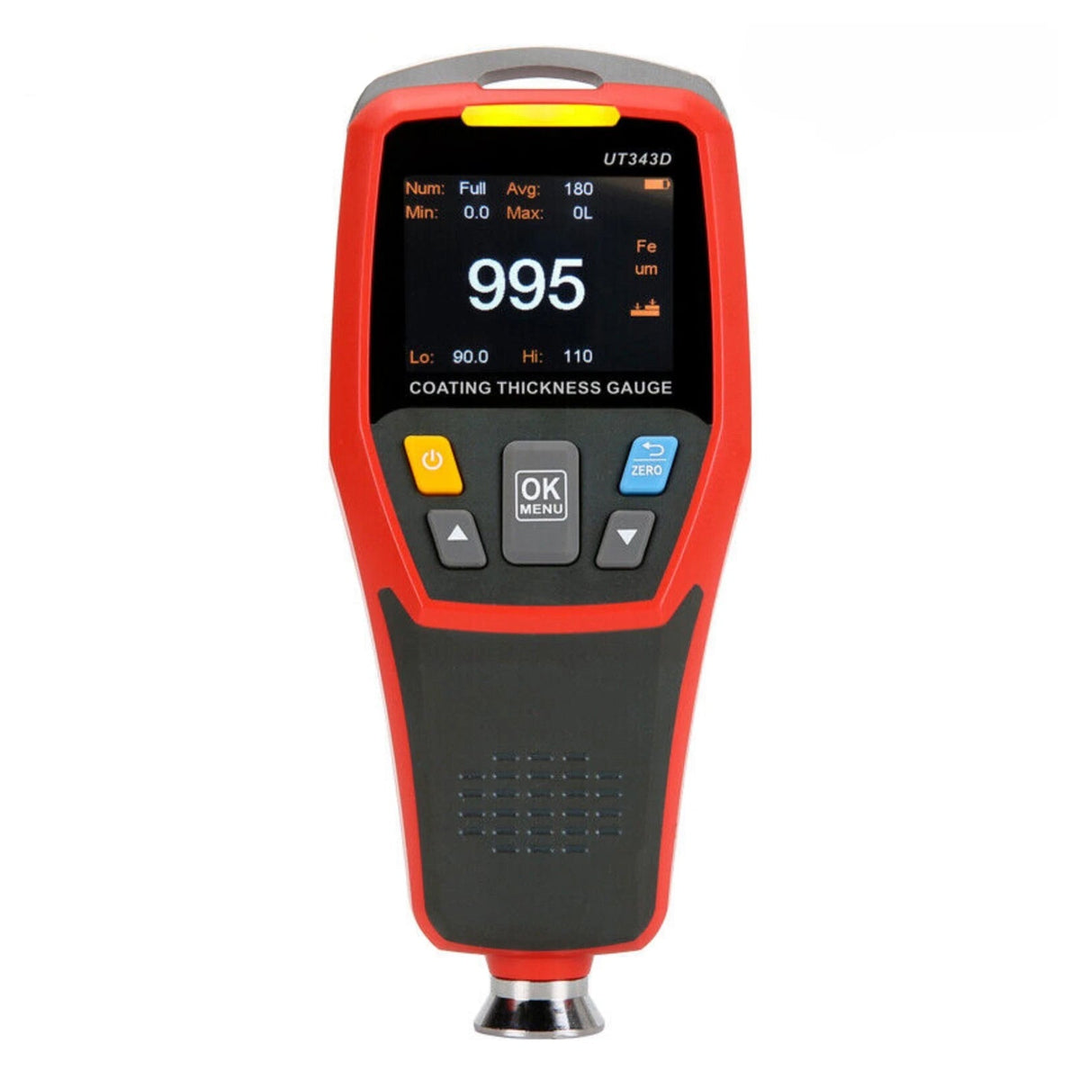 UT343D Digitale laagdiktemeter, meetbereik: 0-1250 µm