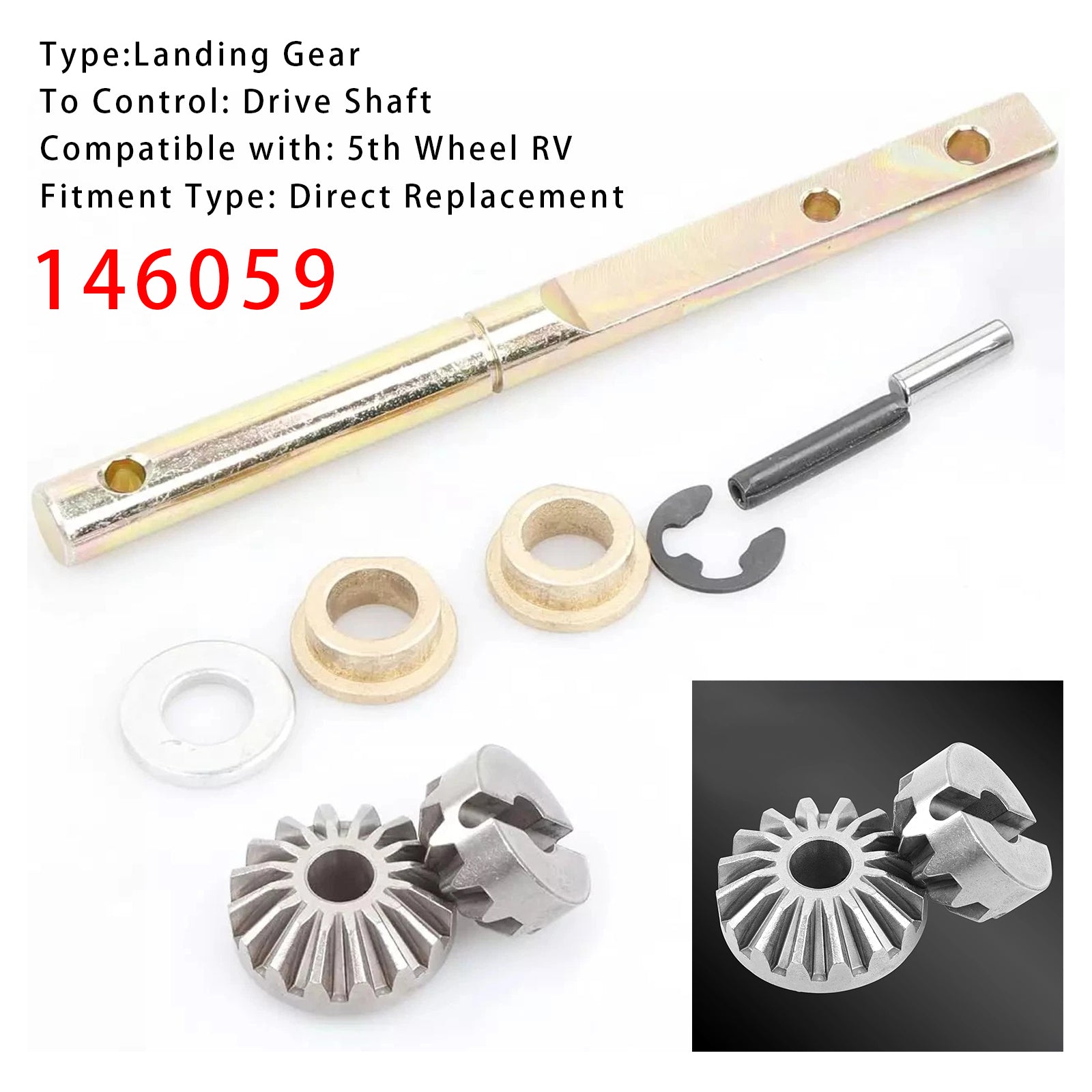 Junan osien korjaussarja'Lippert Lead Power 146059 laskutelineet viiden pyörän asuntovaunuun