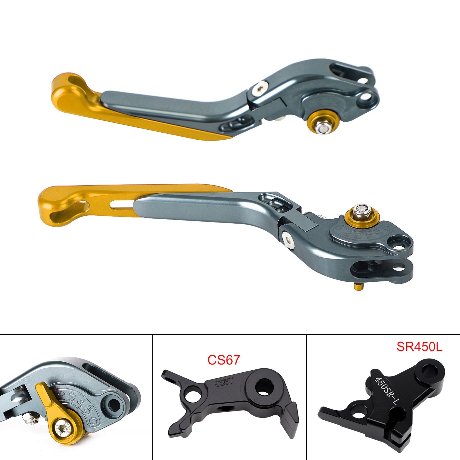 Levier de frein et d'embrayage réglable compatible avec VOGE DS900X 900DSX 2024-2026