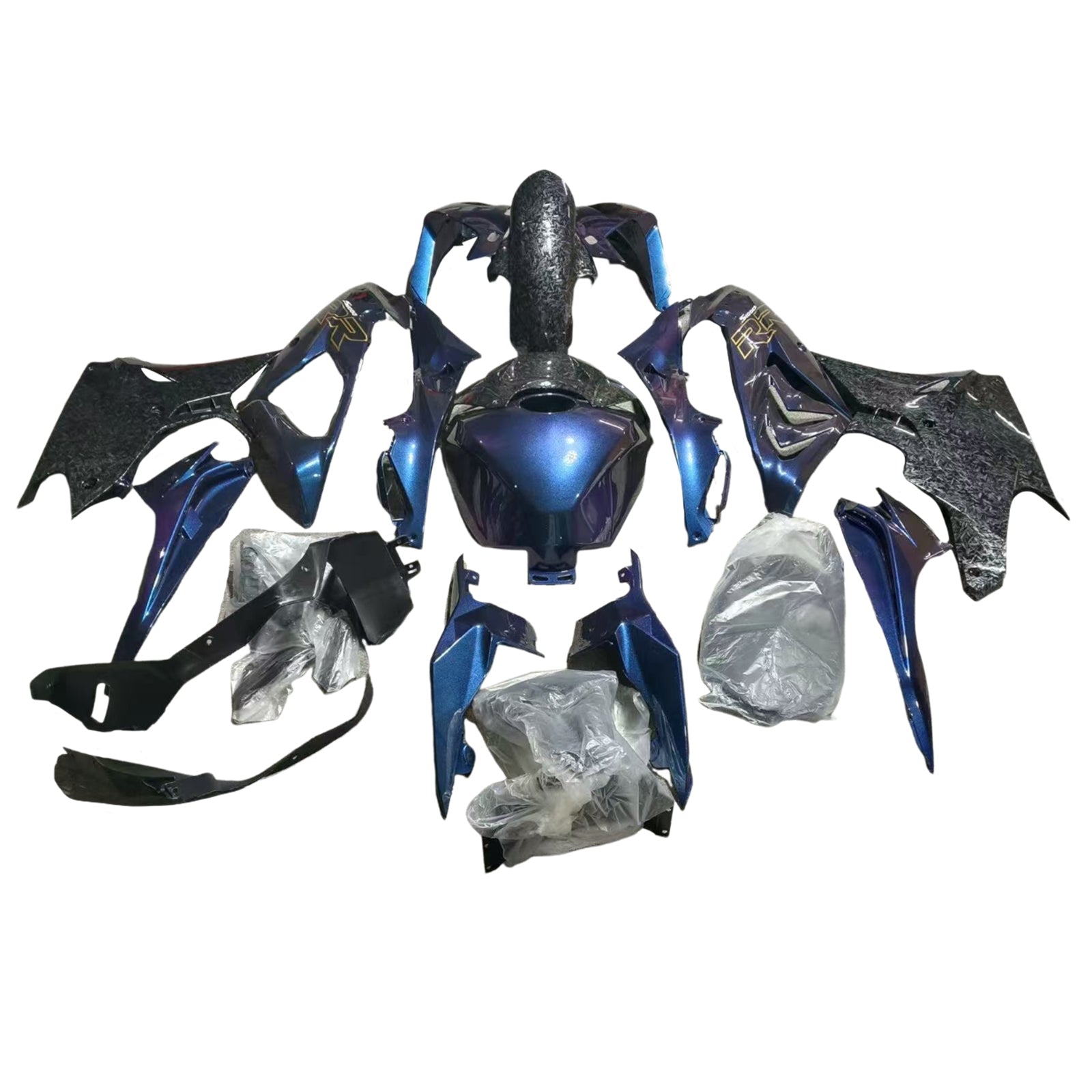 Kit de carenado de inyección, carrocería de plástico ABS apto para BMW S1000RR 2017-2018