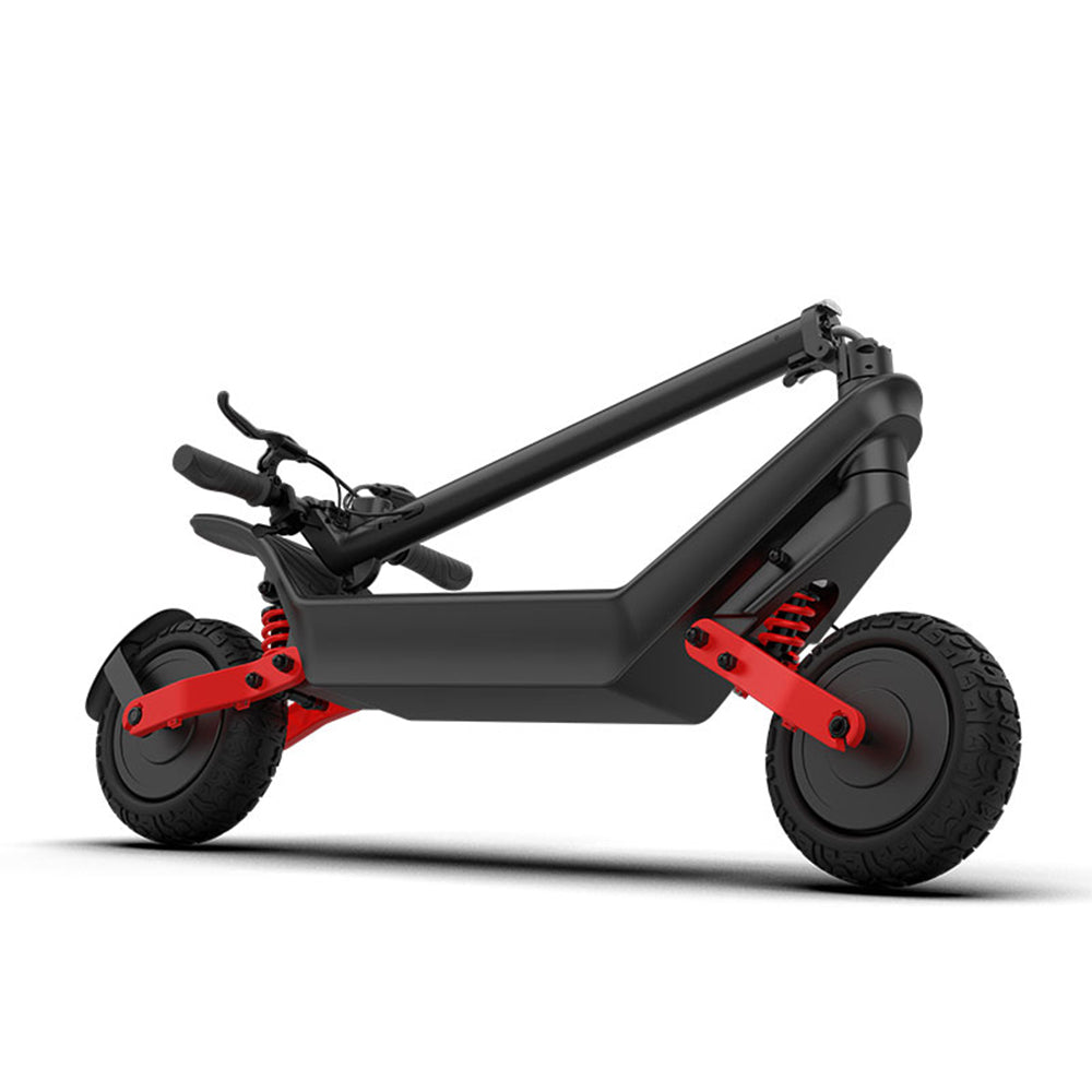 Vélo Électrique Tout-Terrain 11 Pouces – 2400 W, Batterie 48 V 18,2 Ah, 40 km/h, Triple Amortissement, IPX4