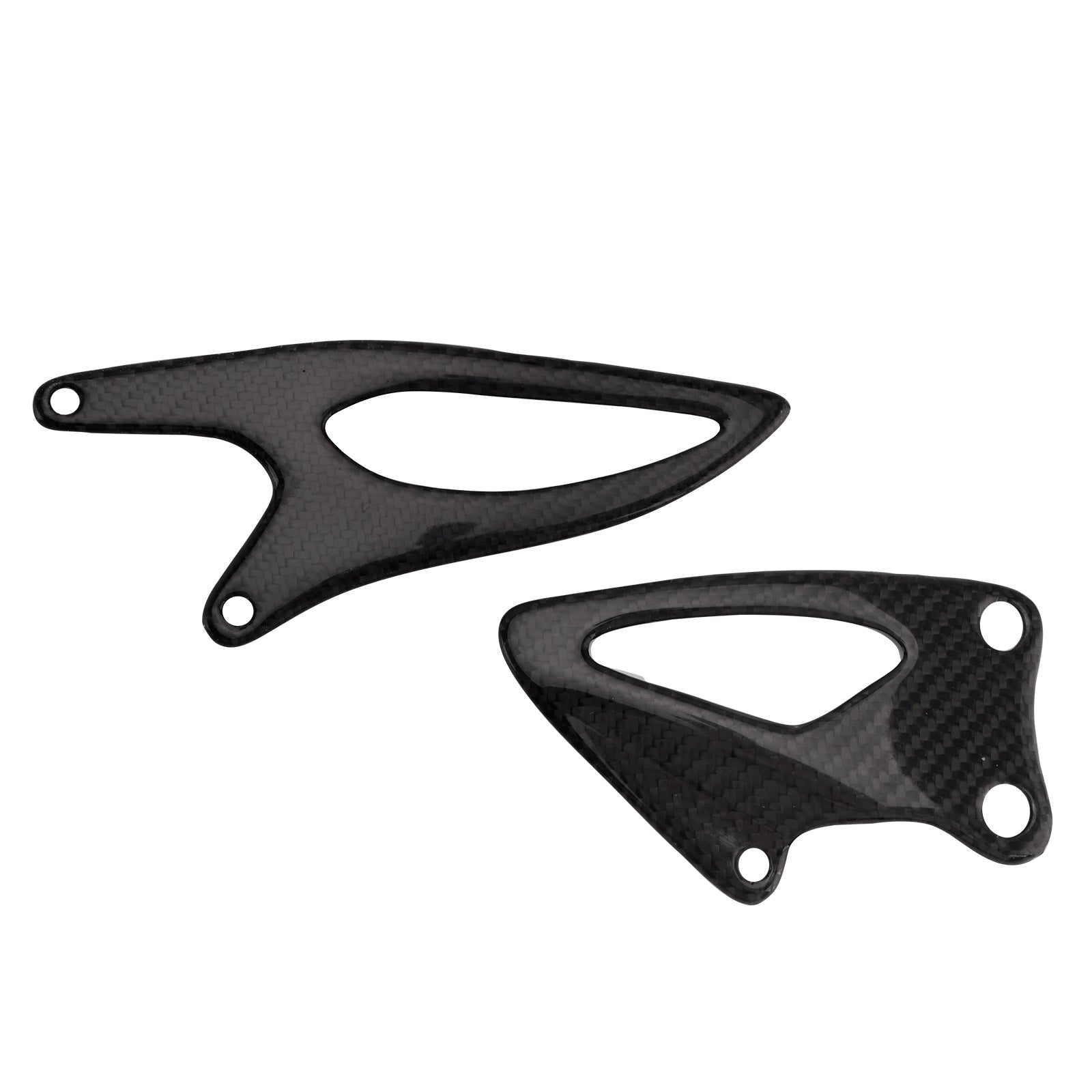 Tablero de protección de pies de fibra de carbono real para Yamaha YZF R1 R1M 2020-2025