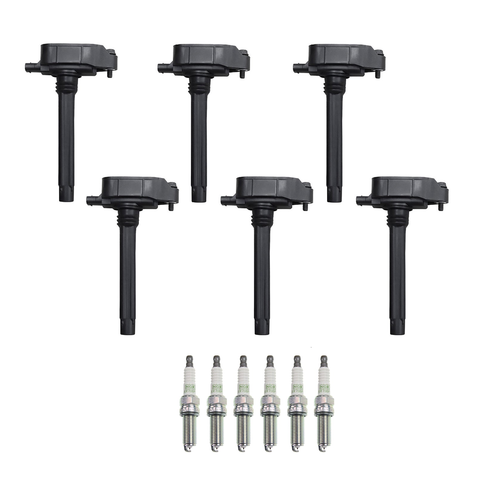 2018-2021 Jeep Wrangler 3.6L 6 stuks Bobine + UF807 Bougie 0221504038 68223569AB
