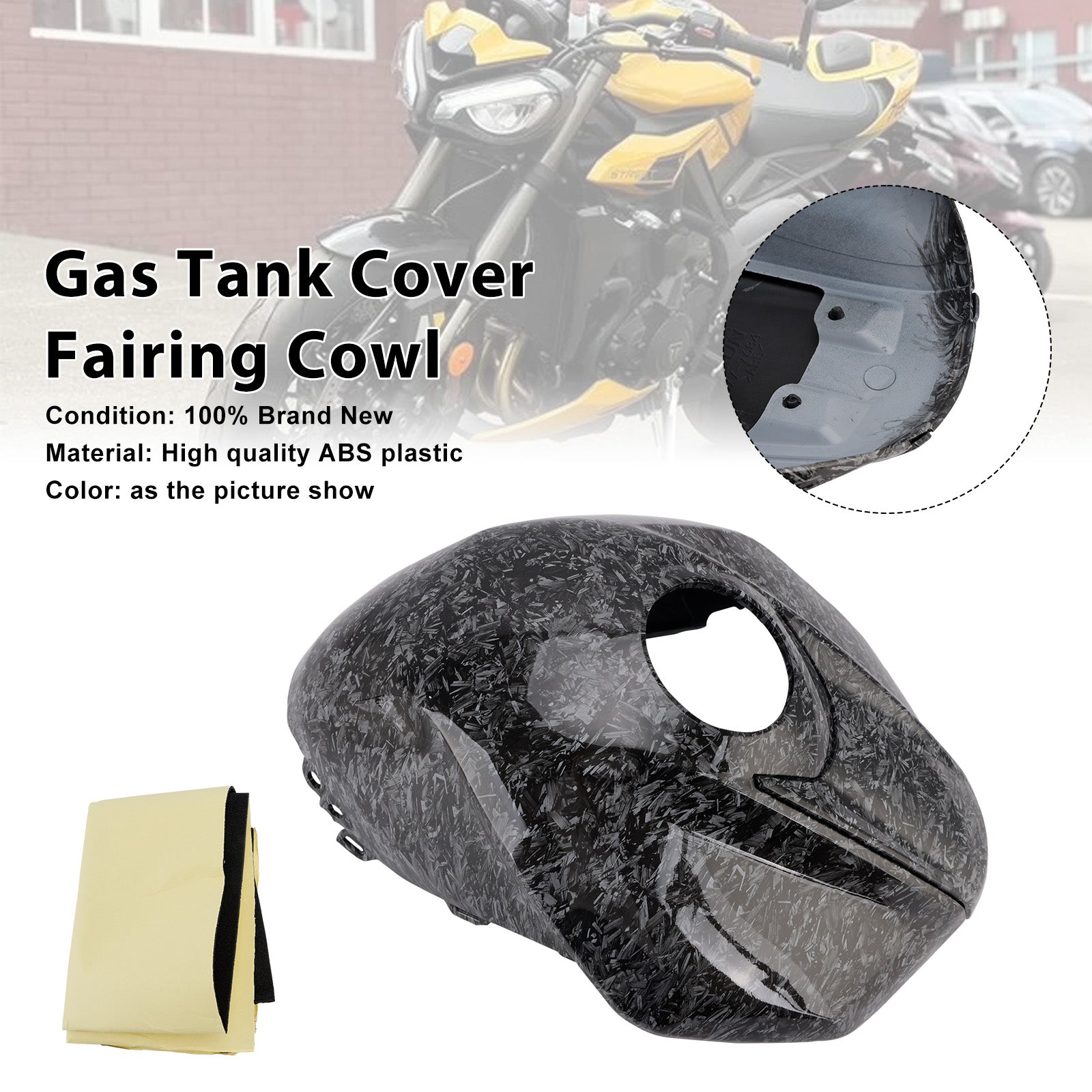 Cache de réservoir d'essence et garniture de carénage pour Street Triple 765 R/RS 2023-2025