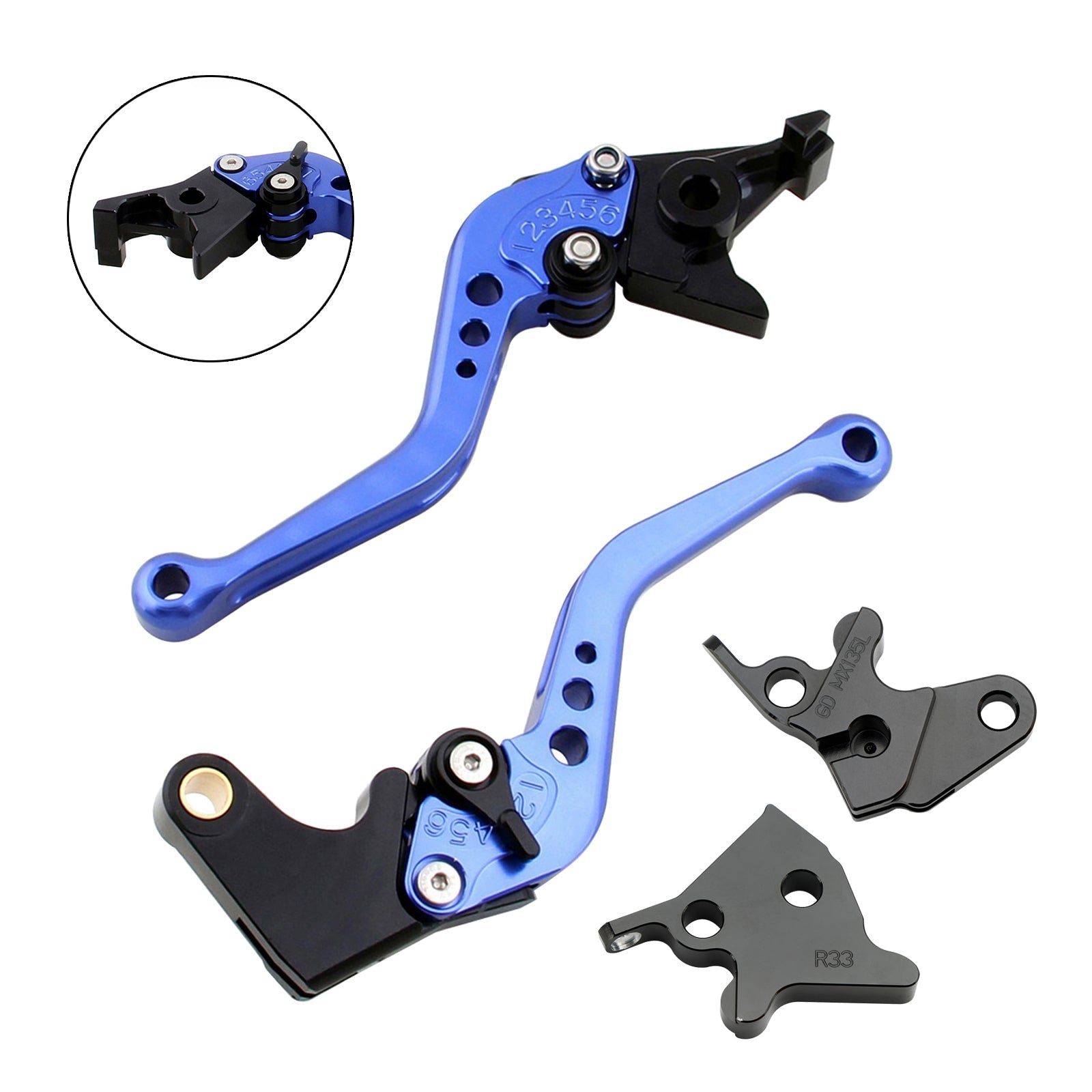 Ročica kratke zavore in sklopke za Yamaha YBR125 2005–2014