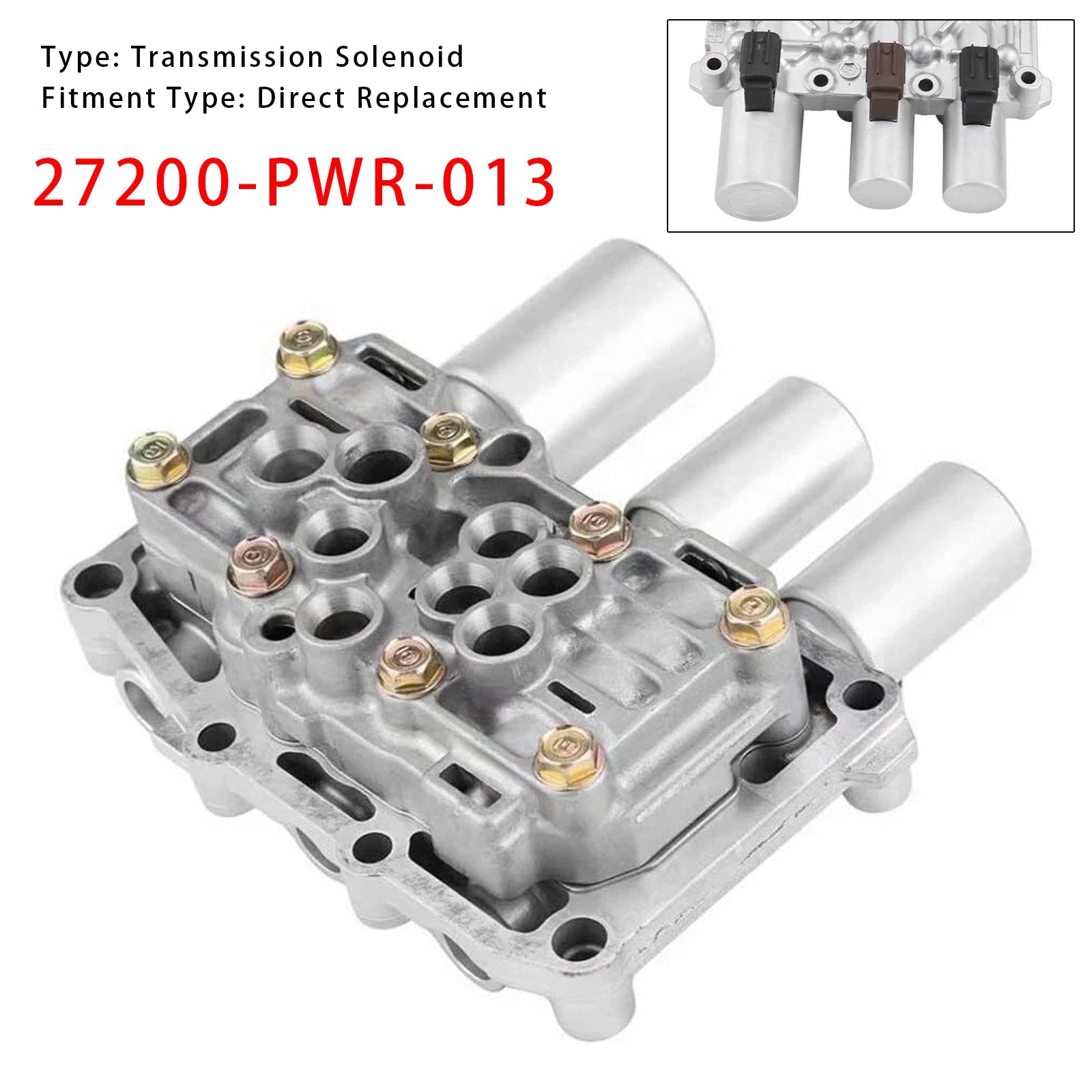 Kit de solénoïde de transmission pour Honda JAZZ 2003-2008, vanne de commande 27200-PWR-013
