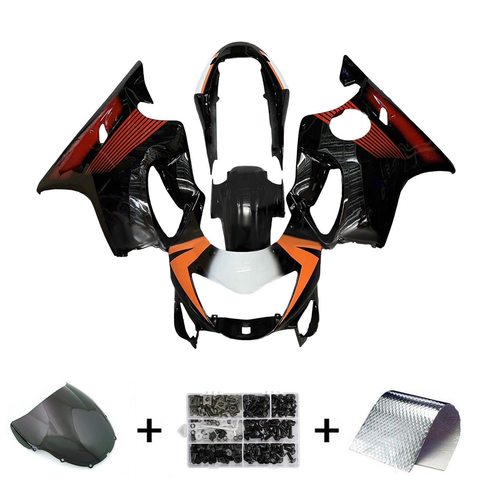 Injectie kuip kit carrosserie plastic abs voor Honda CBR600 F4 1999-2000