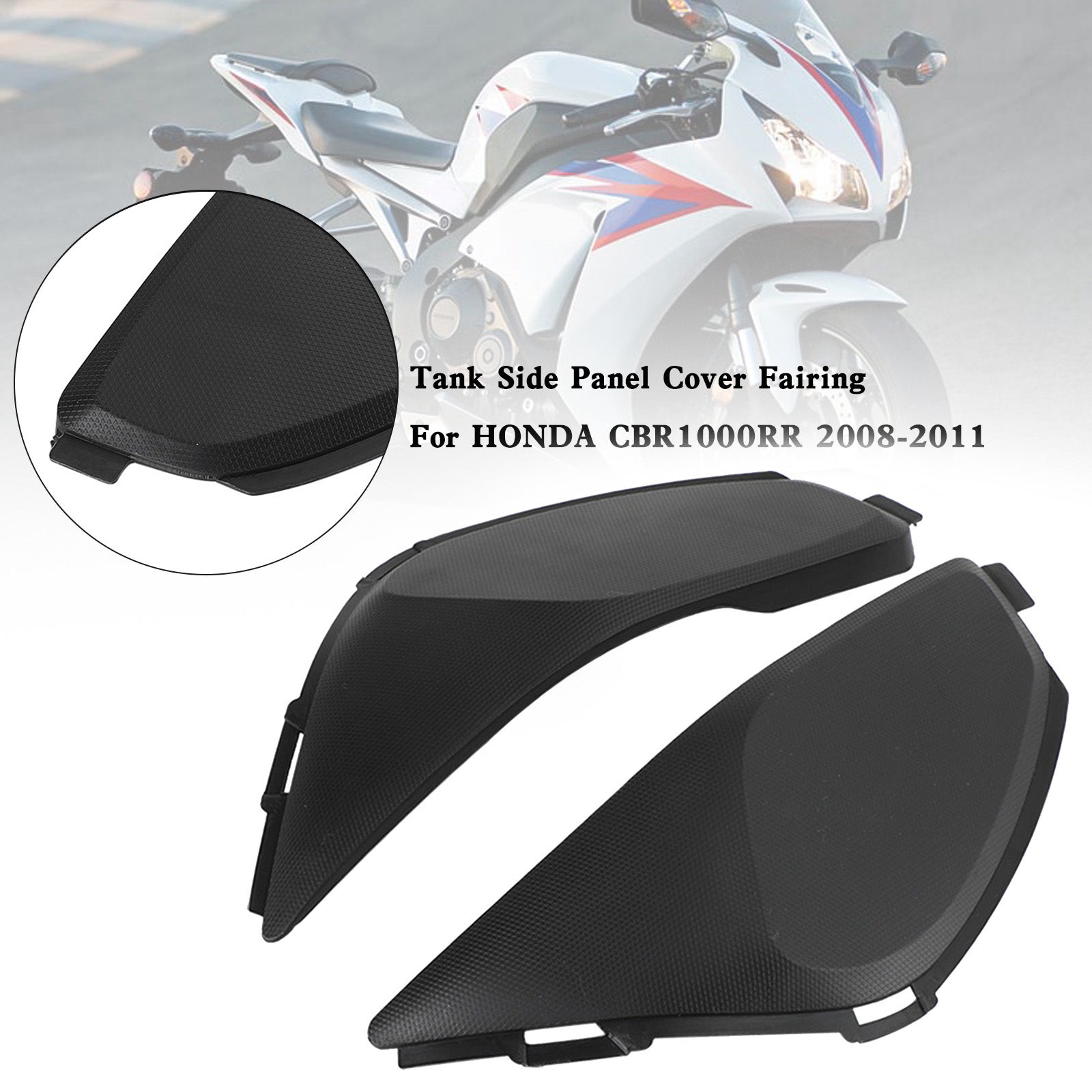 2008-2011 HONDA CBR1000 RR Osłona boczna zbiornika paliwa Panel Osłona owiewki