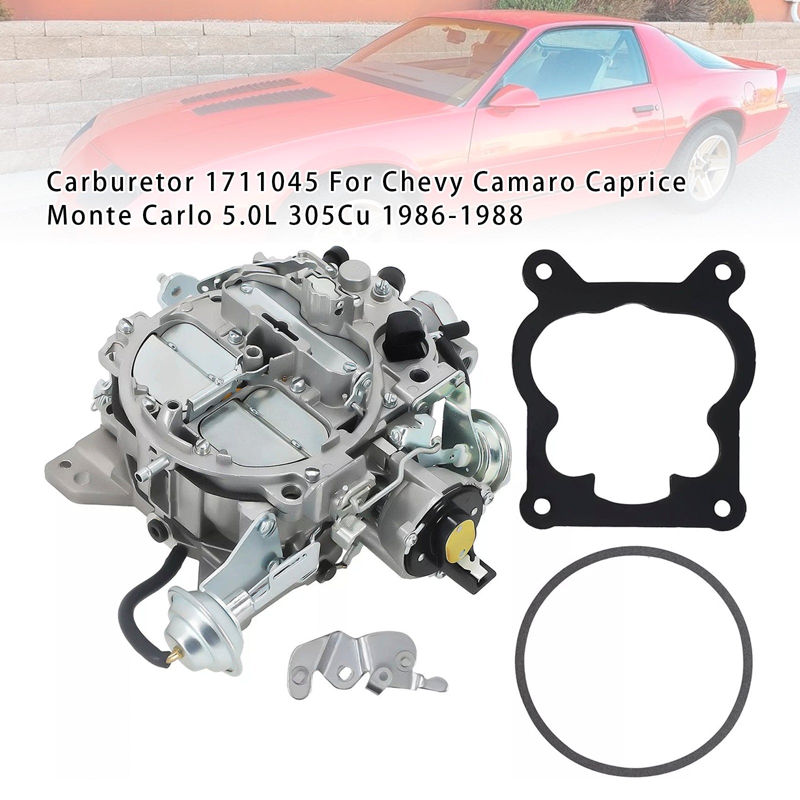 Chevrolet Camaro 5.0L 305Cu 1986-1987 Carburateur 1711045 17110901 17111478