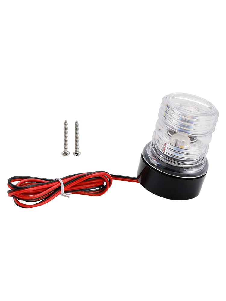 2,7 W LED-navigoinnin merkkivalo, pyöreä lamppu ankkuriin, veneeseen tai huviveneeseen, IP66