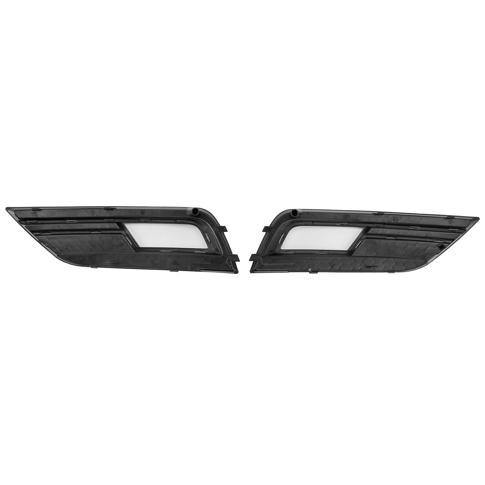 Zwart beveiligingsrooster voor Audi A4 B8.5 2013-2015 Foglichten, standaard bumper