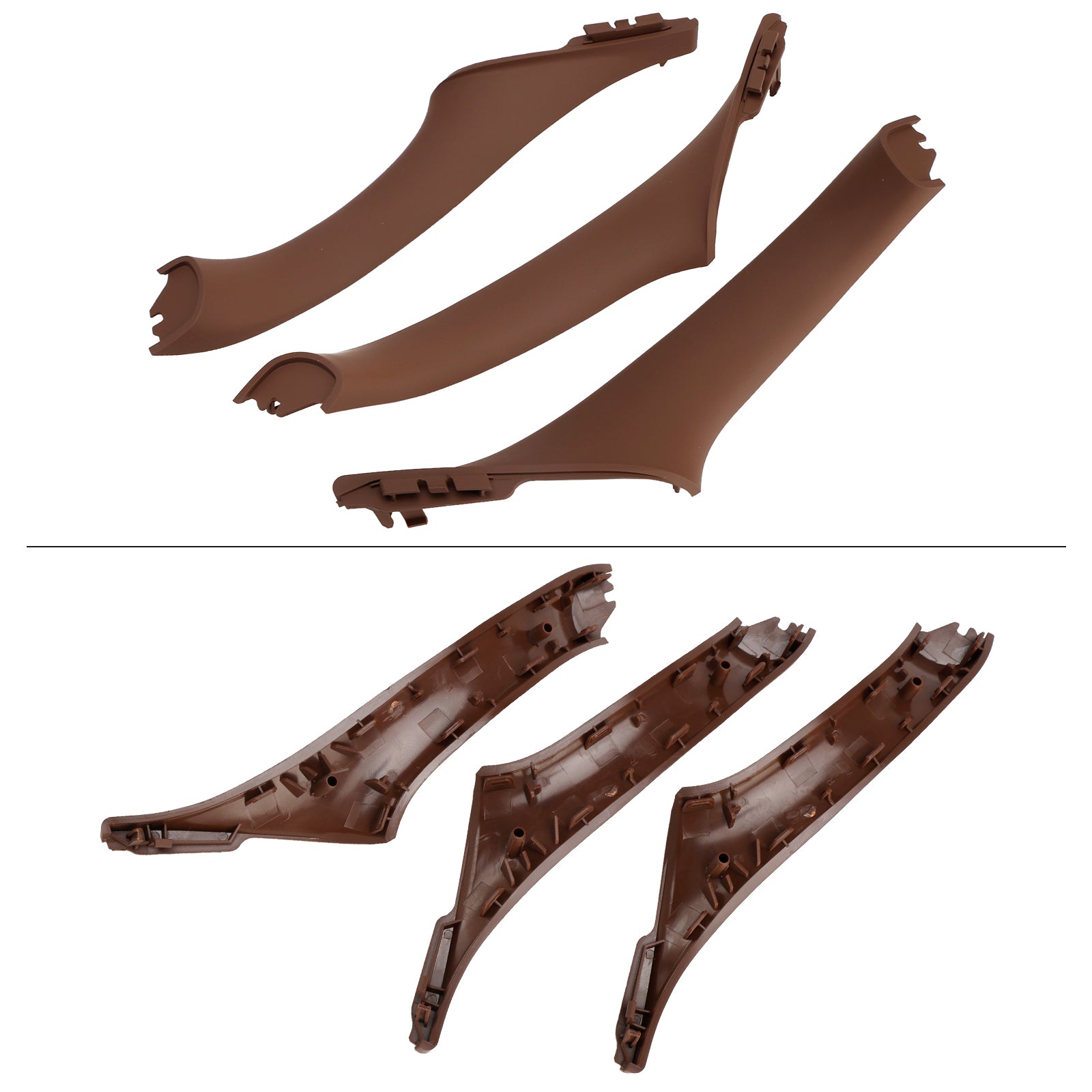 Set 7 rdečih in rjavih notranjih ročajev za BMW 5 F10 F11 10-16